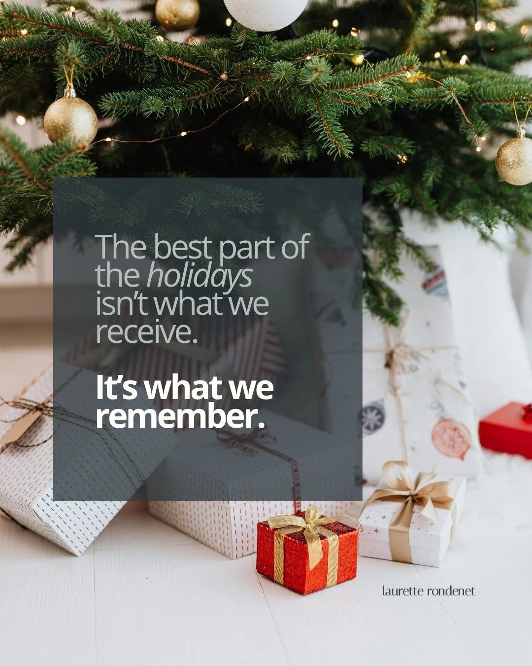 Moments over things. Always.