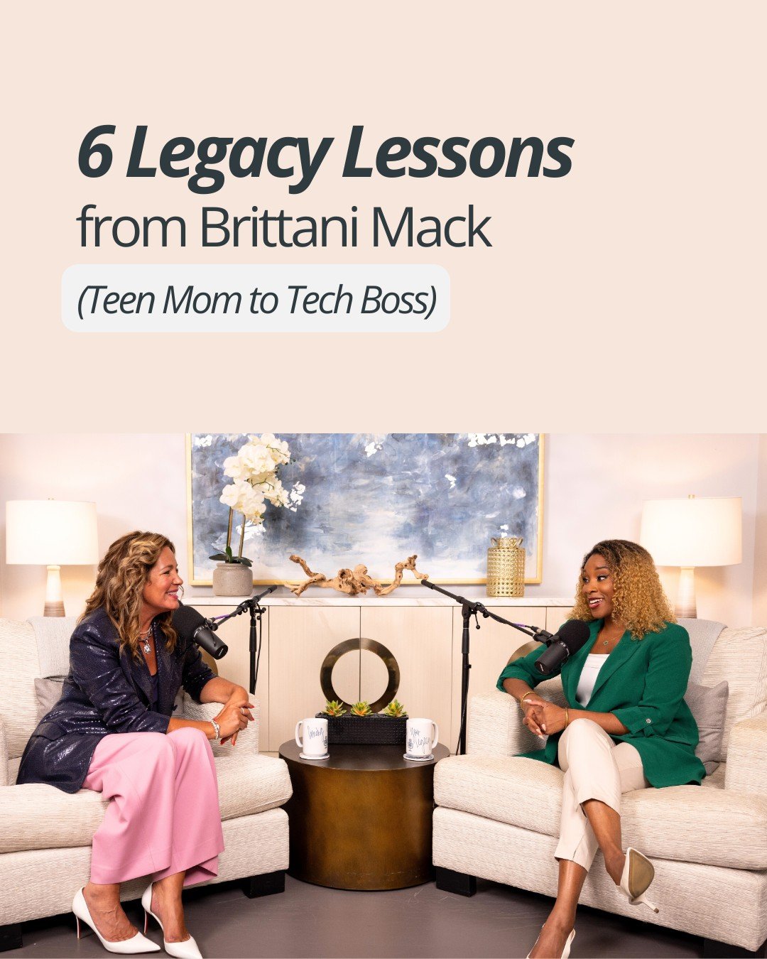 Brittani, @techmeasiam founder and host, went raw: from "too emotional" teen mom to building unbreakable brands that outlast AI disruption. 

These 6 lessons changed how I see work, vulnerability, and legacy. Swipe to unpack them all &rarr;