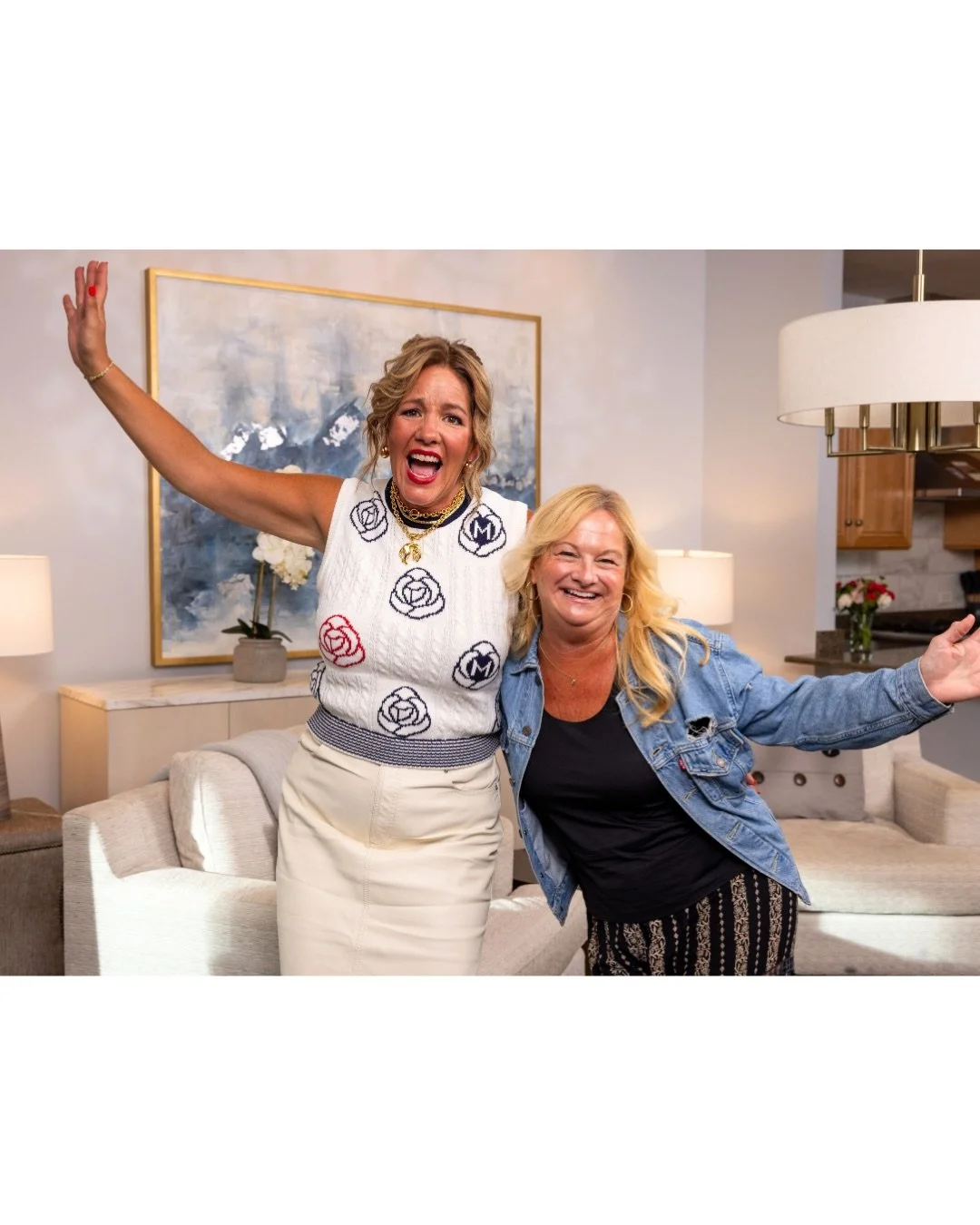 Longtime friends. Big laughs. Important conversations. 💖
 
Sitting down with my friend Donna Berry whom I&rsquo;ve known since we were both early in our careers reminded me that even the most serious topics can and should be discussed with curiosity