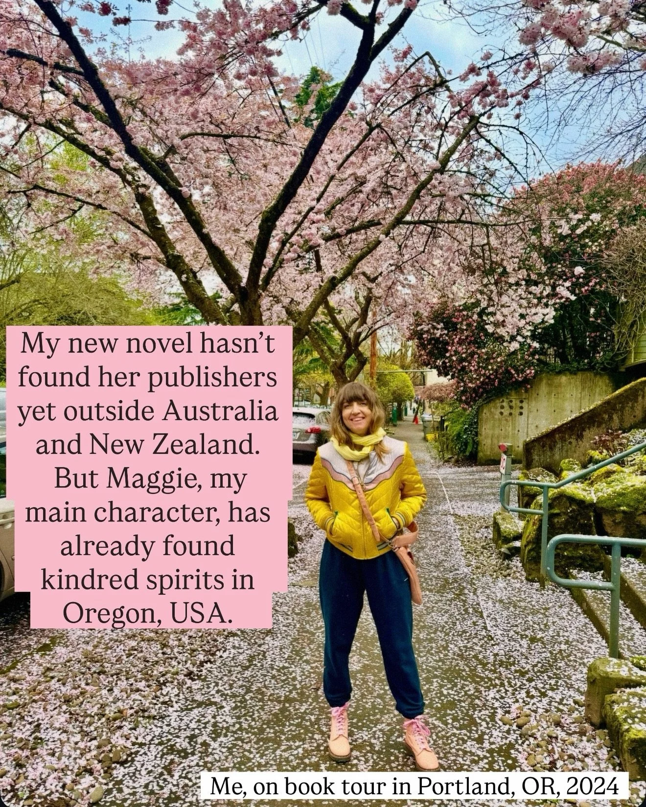 My new novel hasn&rsquo;t found her publishers yet outside Australia and New Zealand. But Maggie, my main character, has already found kindred spirits in Oregon, USA.

After I shared the cover, @kingsanddaughters, a brewery in Hood River, OR, wrote t