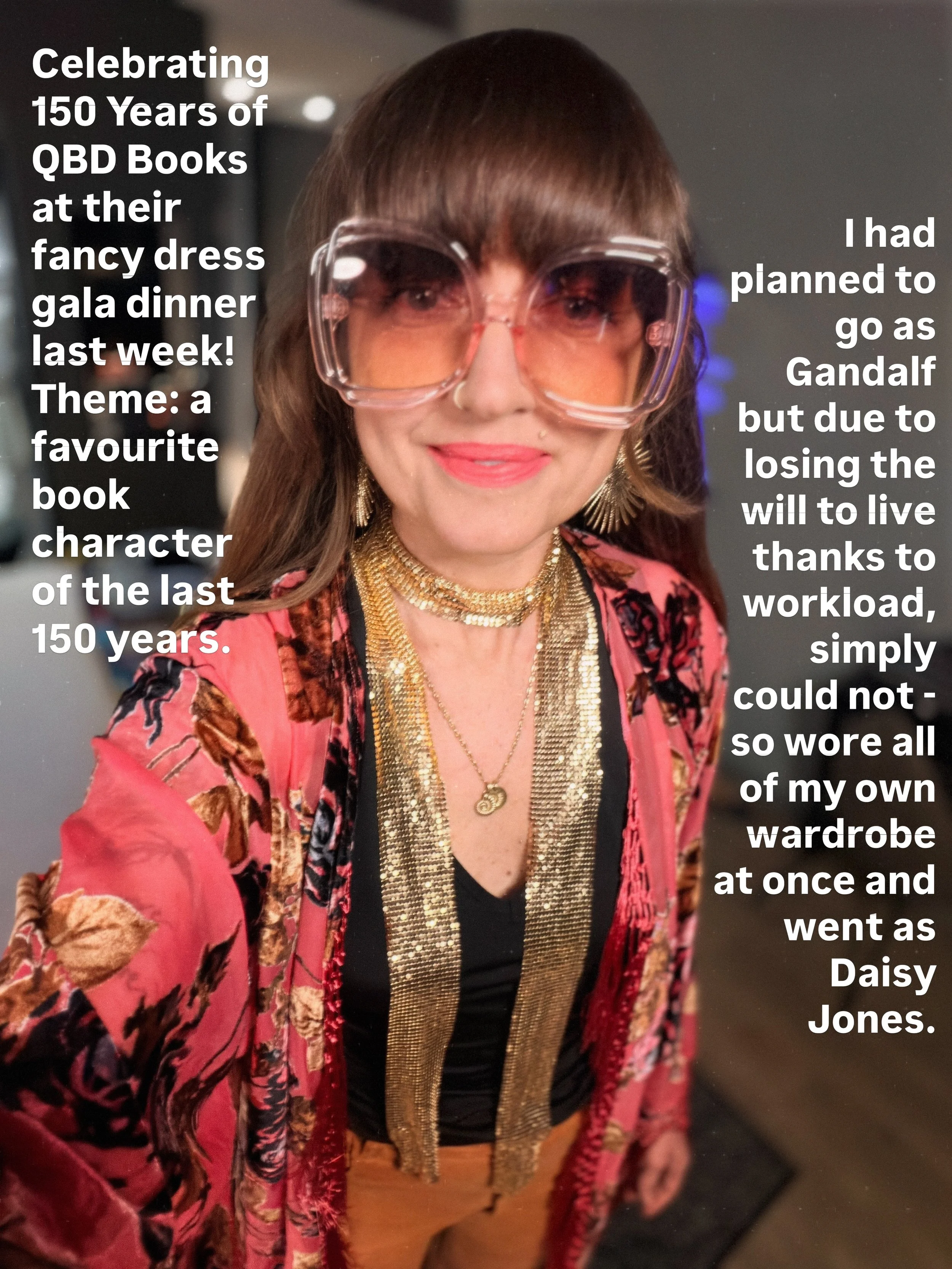 About last week! What a whirl. Thank you so much for having  me and Maggie @qbdbooks ❤️🩷🧡💛💚🩵💙🐦&zwj;⬛💎