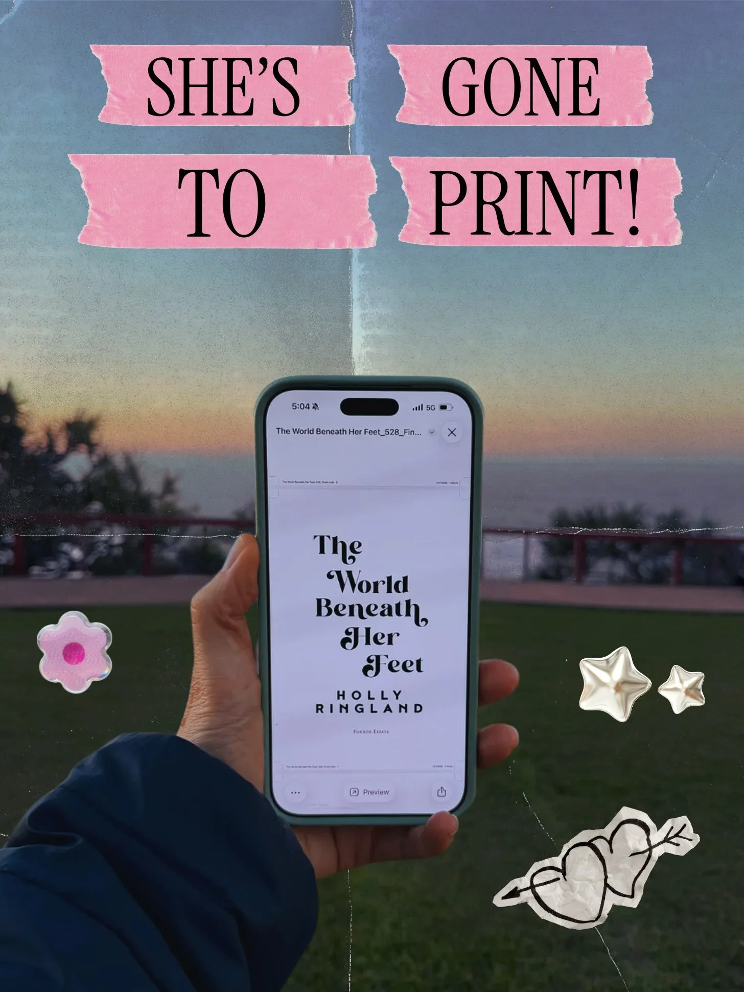 The World Beneath Her Feet is finished! Gone to the printers! Maggie is on her way! There are many feelings (swipe for more), there is recovery to begin, and, there is such colossal joy and relief. Thanks for being such a huge part of that, and for a