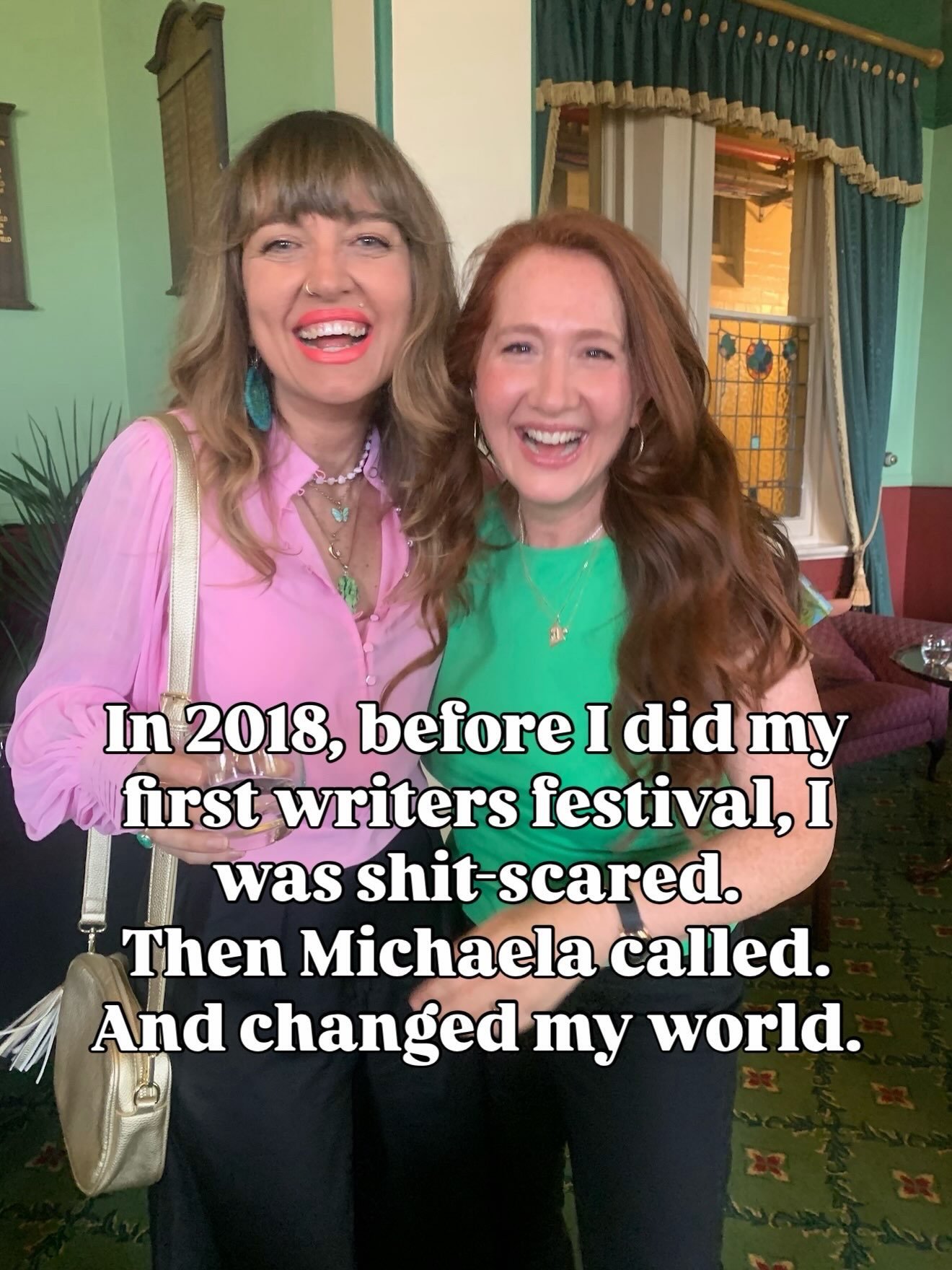 The first time @michaelakalowski knocked my socks off, she was a stranger: a voice on the other end of my phone.
It was early 2018. She was preparing to chair our panel at Sydney Writers&rsquo; Festival, where I would make my first-ever festival appe
