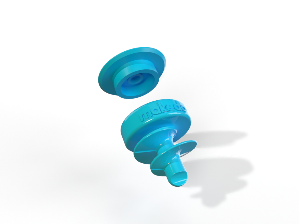 The Scru Mask is a small cap that sits snug over the Scru face, useful when wanting to camoflauge them for cosmetic purposes.