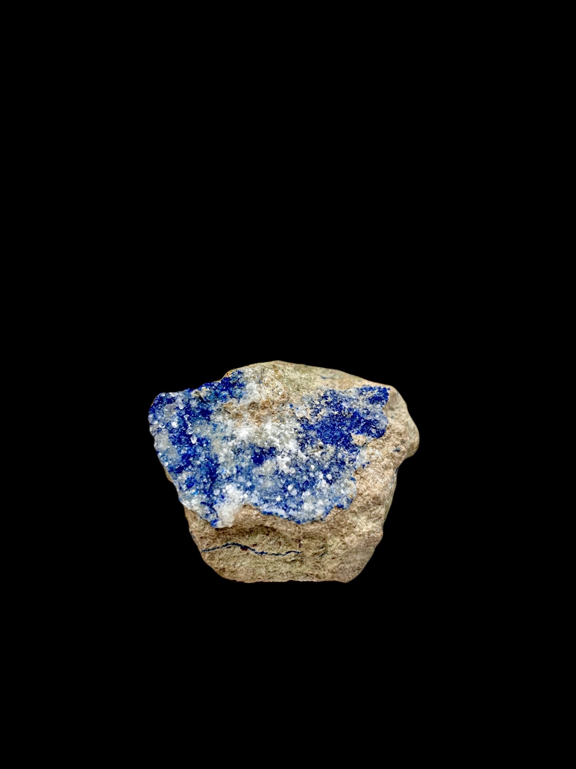 rare kinoite crystal specimen Christmas Mine Arizona blue copper mineral