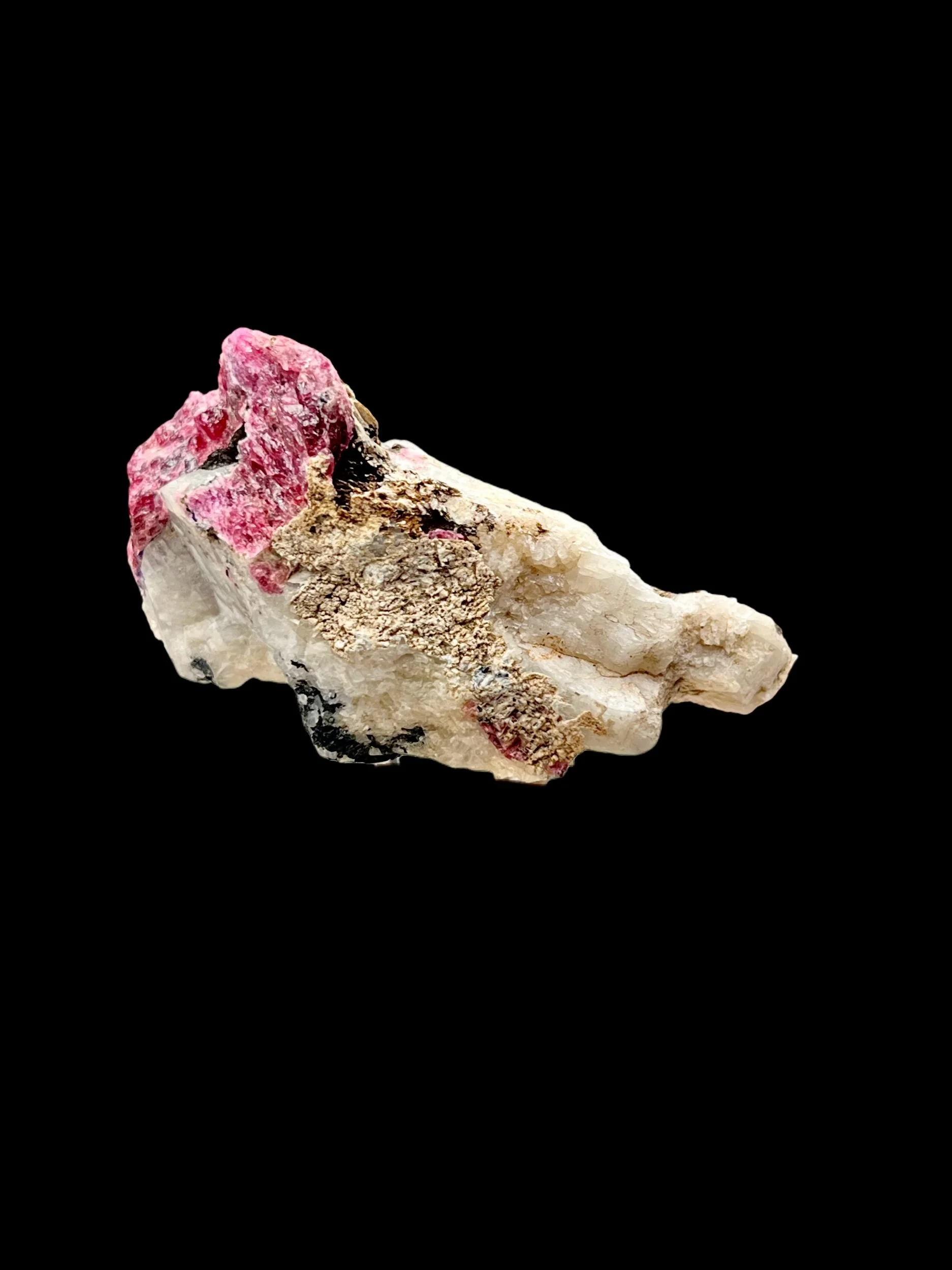 red eudialyte with mosandrite and nepheline Kipawa mineral specimen