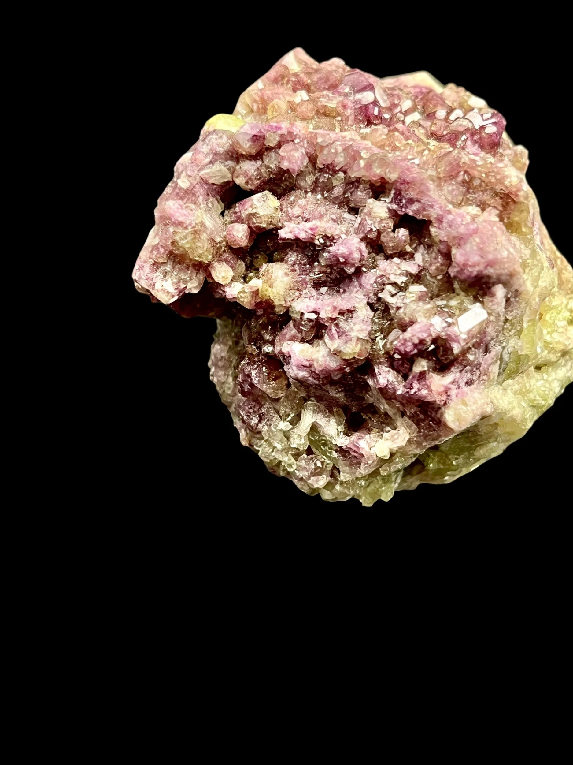 Jeffrey Mine pink Vesuvianite collector mineral specimen