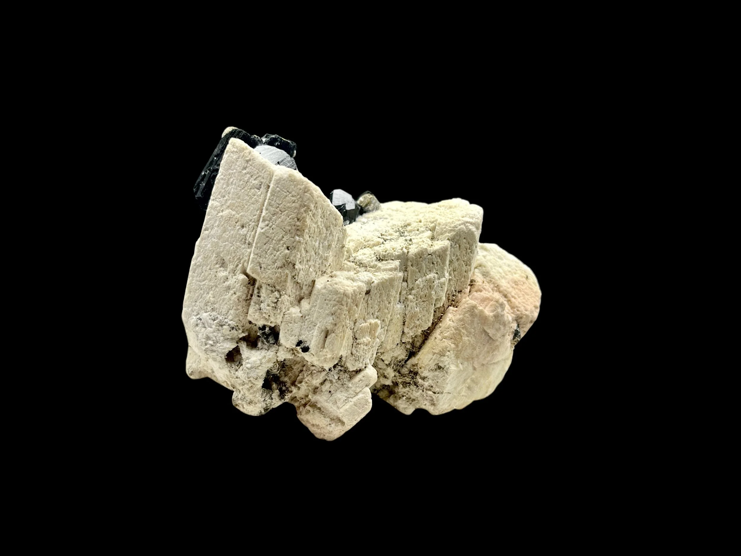 Collector grade black tourmaline mineral specimen from Erongo Namibia
