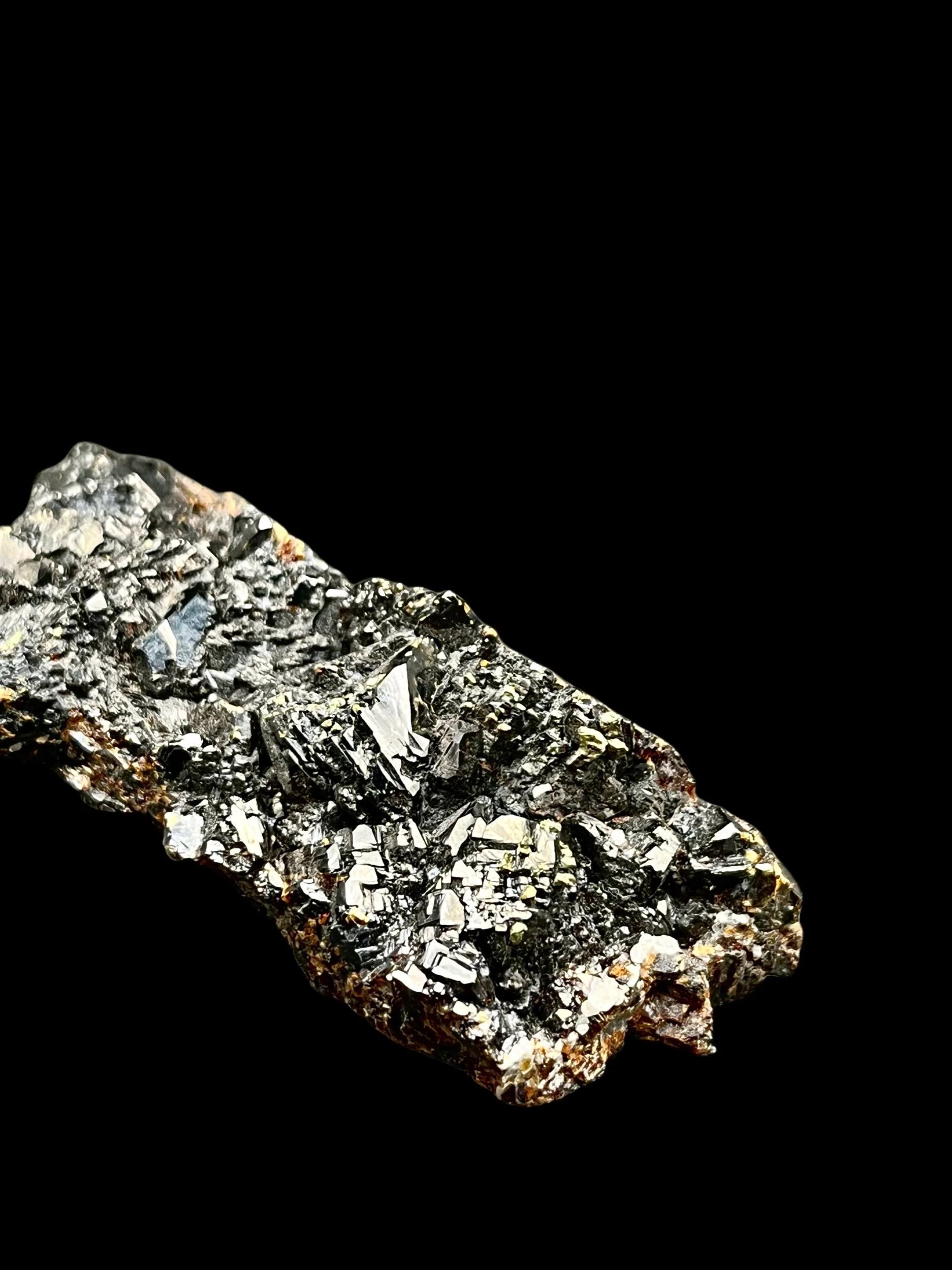 Dark lustrous Sphalerite crystals from Hardin County Illinois USA