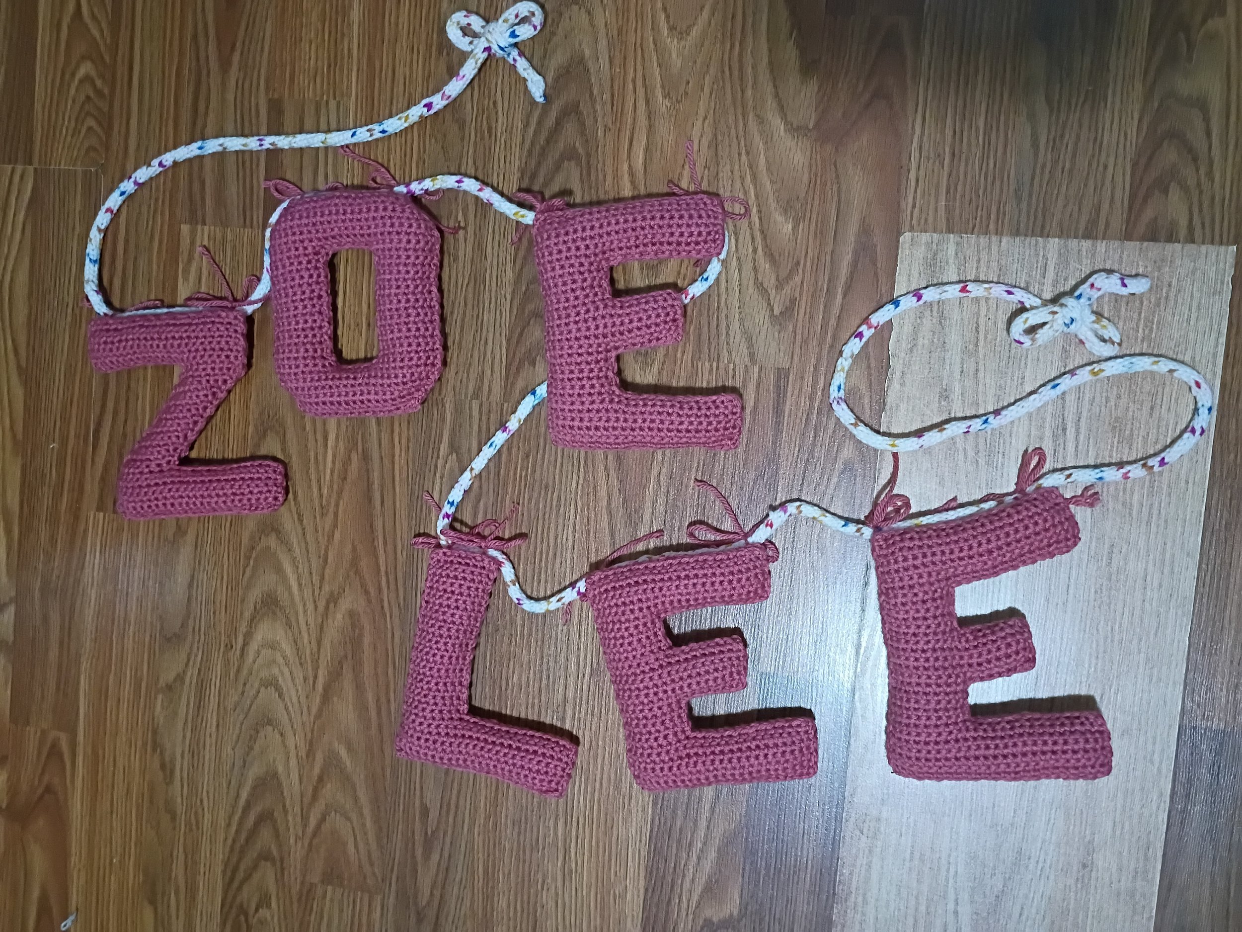 Crocheted Name Banner!