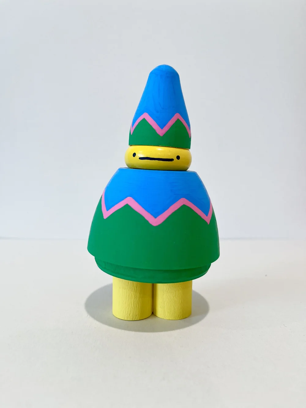 Zig Zag Man - Wood Doll