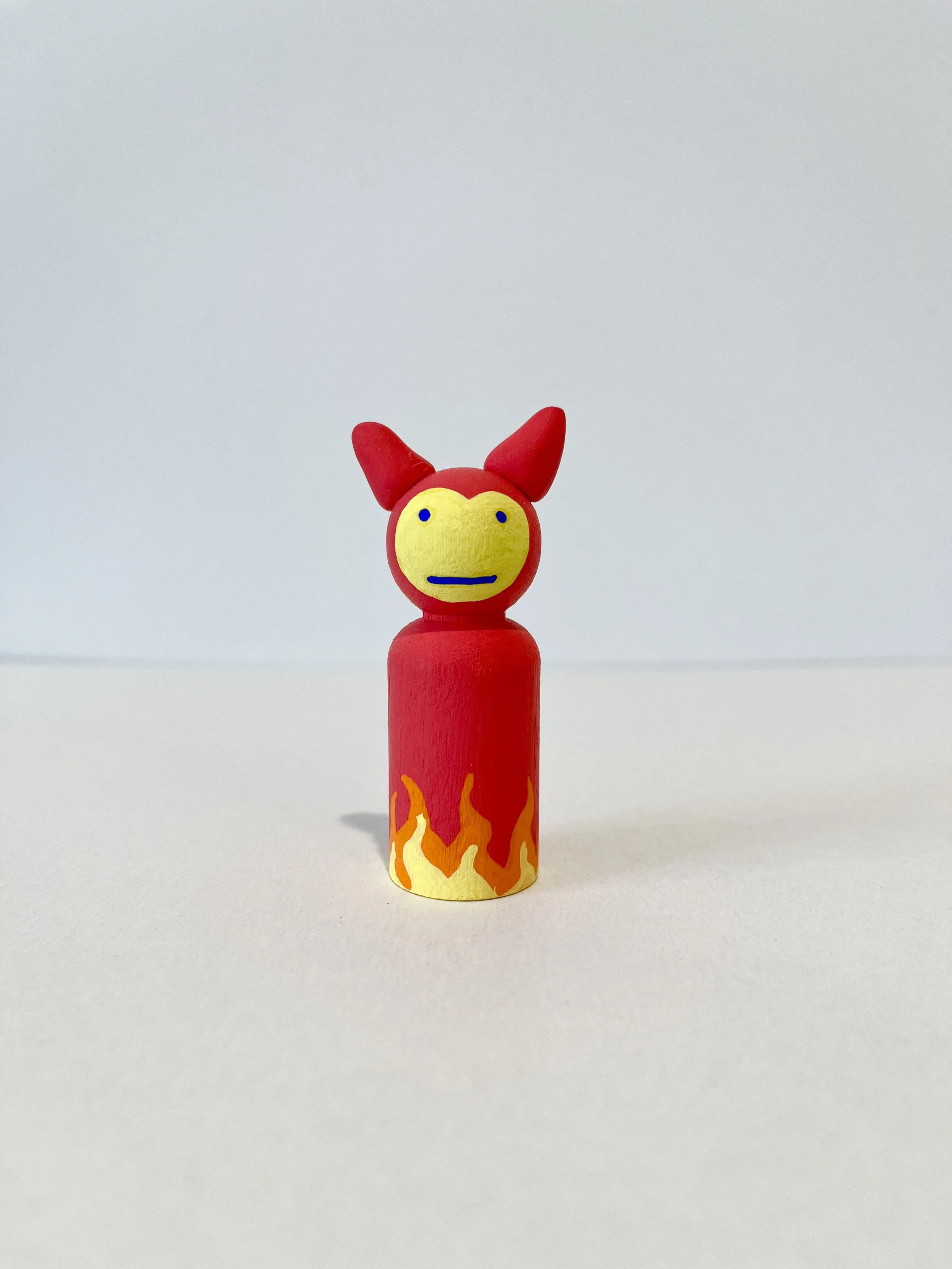 Medium Devil - Wood Doll — Megan Rose Ruiz
