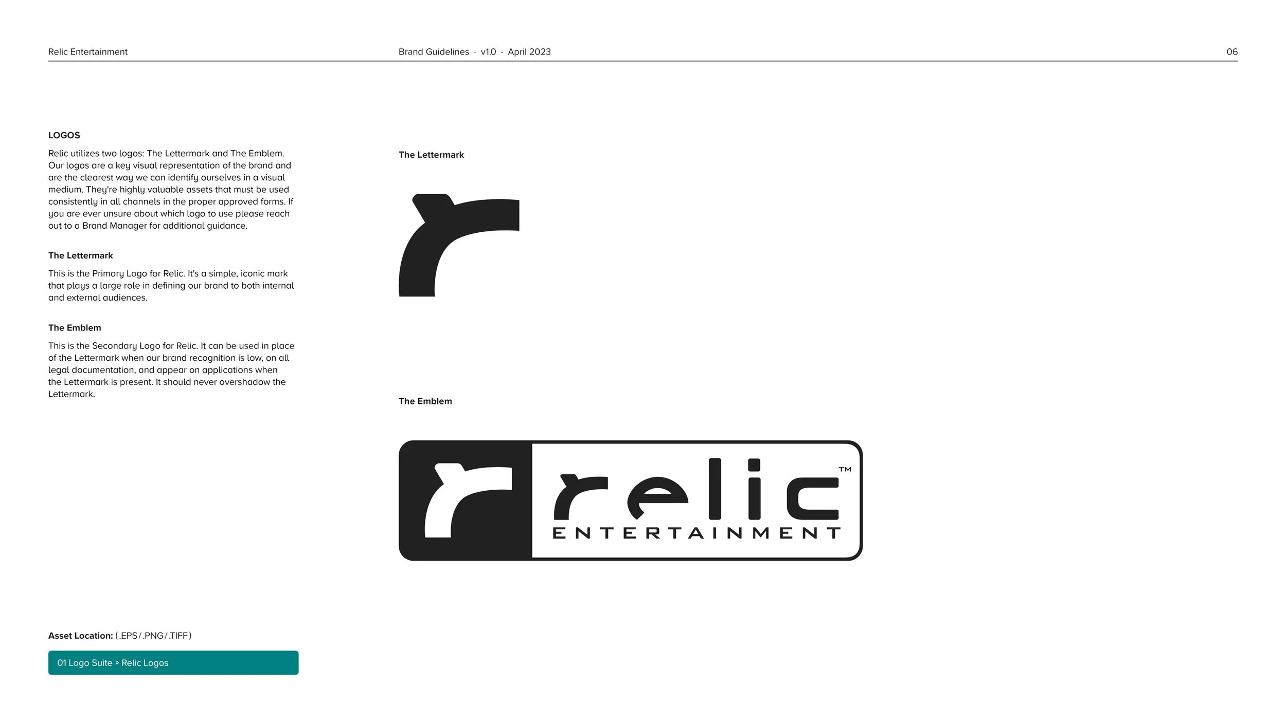 Brand Guidelines - Logos