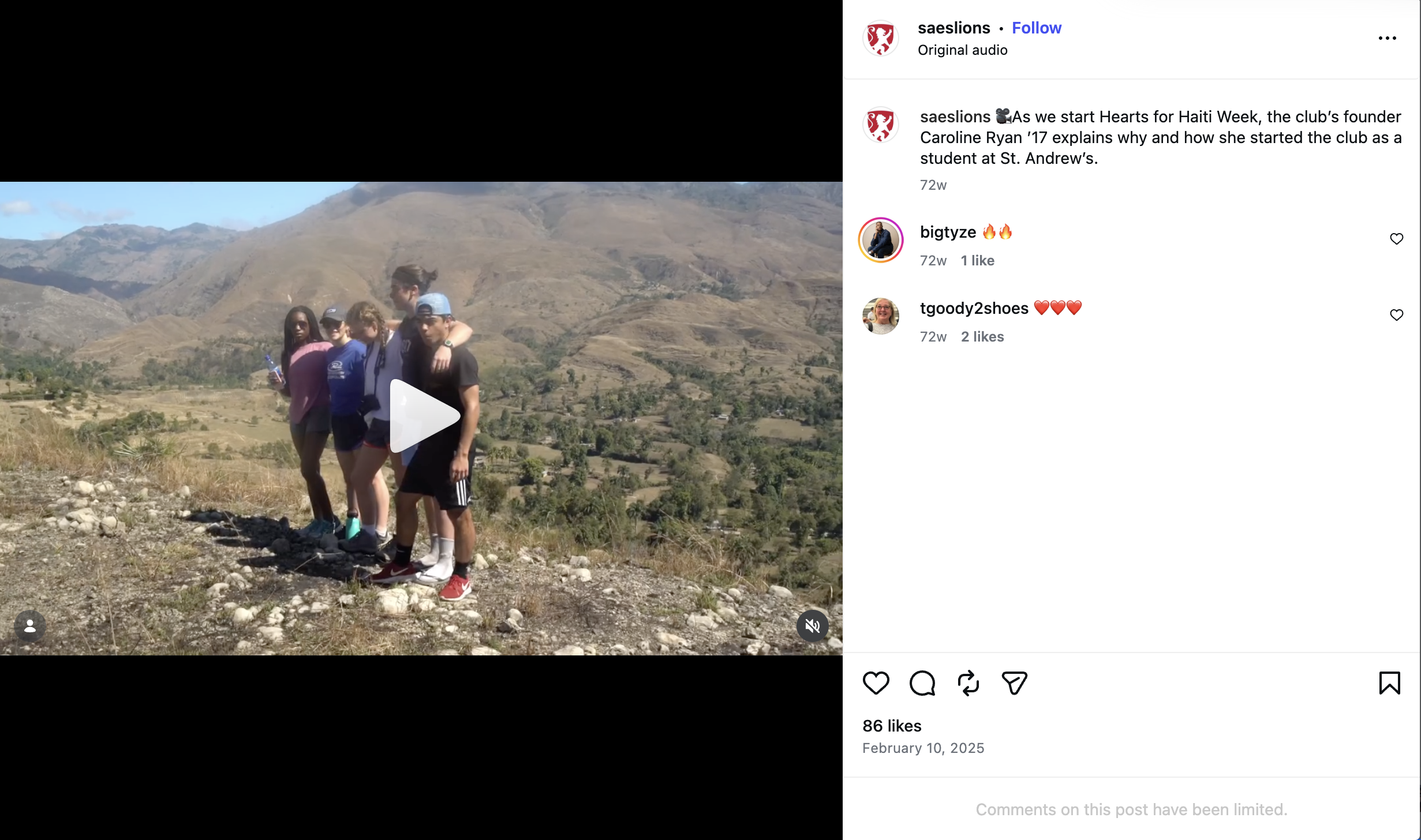 Hearts for Haiti is a student-run club at St. Andrew's Episcopal School dedicated to supporting their sister school, Christ Roi School, in Civol, Haiti. This is the video I created to kick off their annual fundraiser.