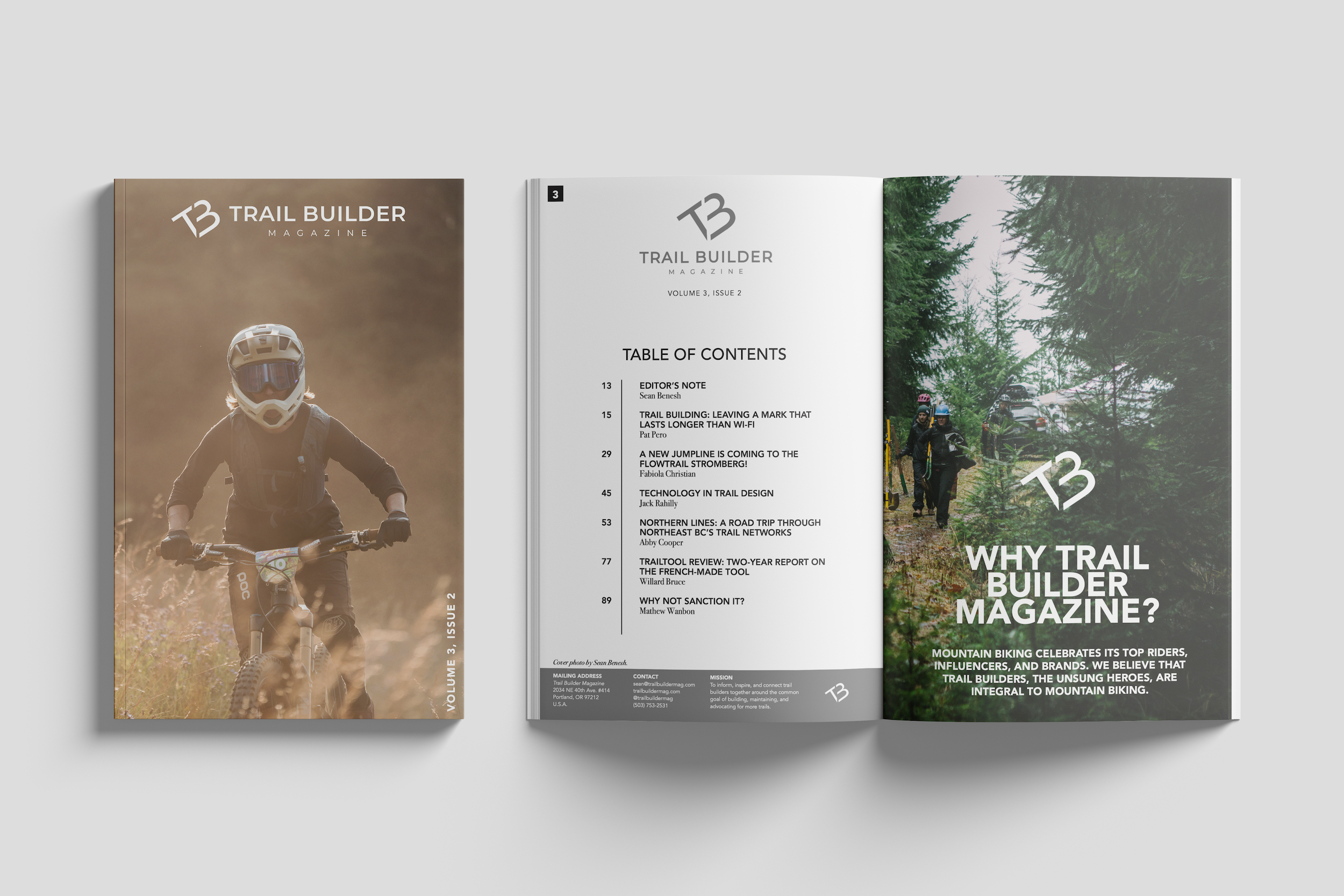 Inside Volume 3, Issue 2 of Trail Builder Magazine: Trail Building, Technology, and the Stories Shaping Our Trails