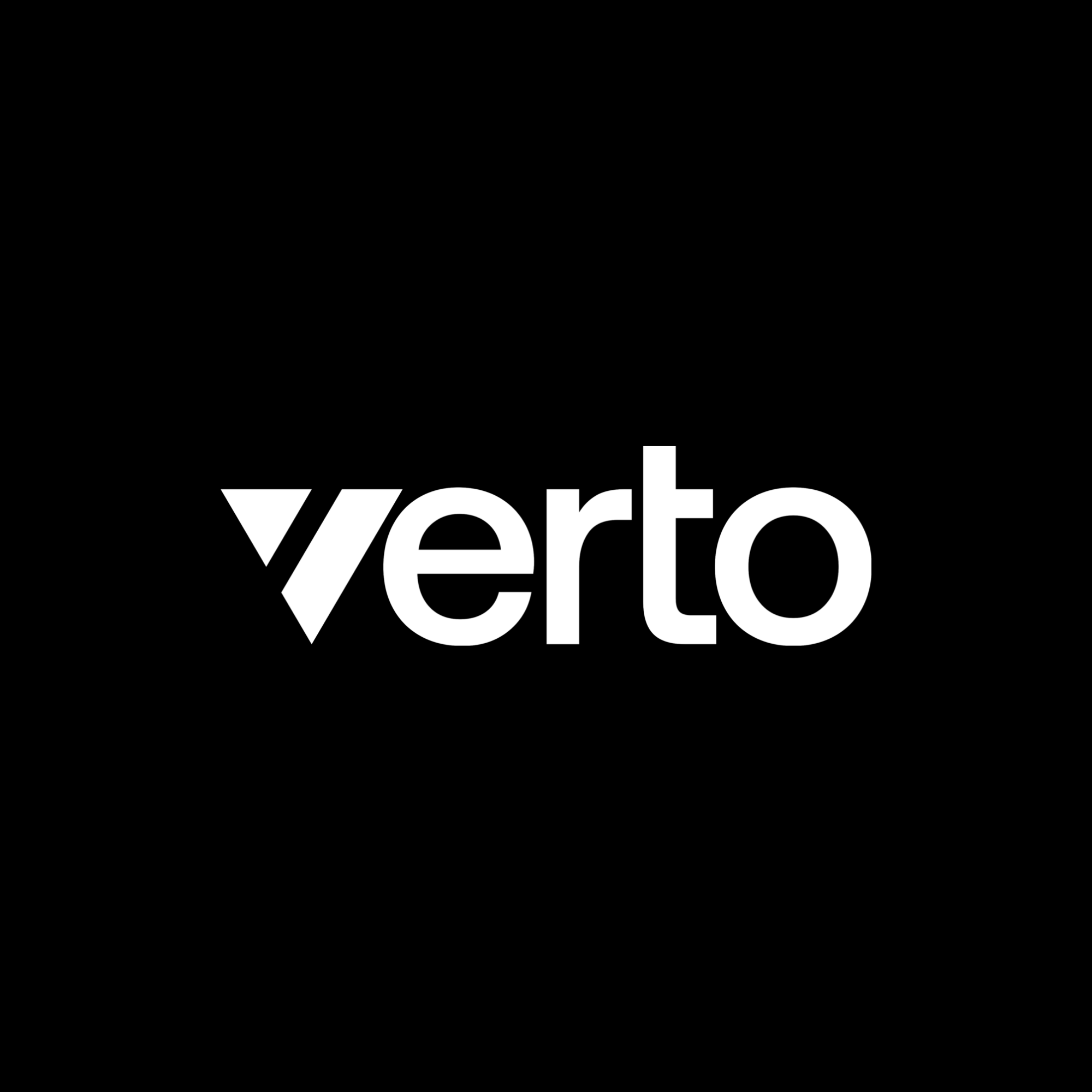 'Verto' brand logo.
