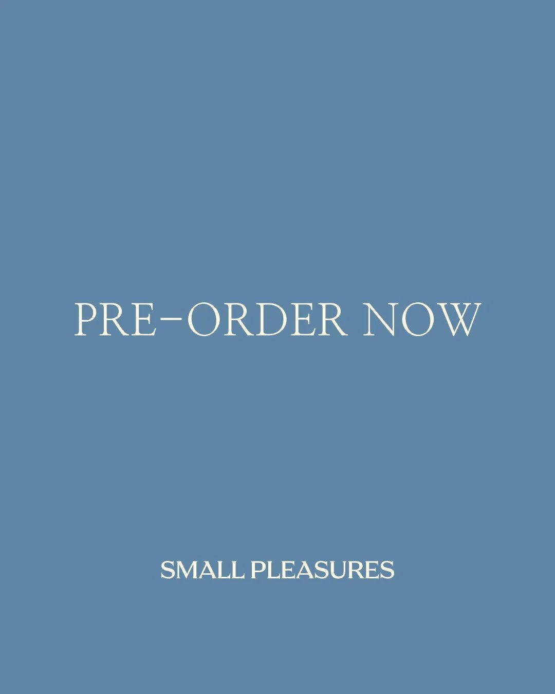 Here we go again! I've officially opened pre-orders for the third round of Small Pleasures, If you've been eyeing off a copy for yourself, your home or for a special loved one, here's your moment!⁠
⁠
By placing your order, you're not just acquiring a