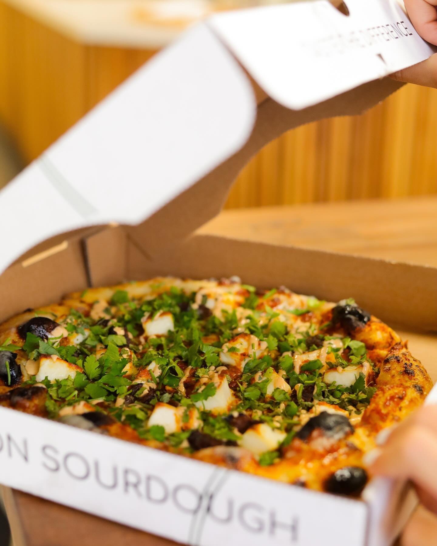 Our Butter Paneer pizza? It&rsquo;s simply irresistible &ndash;  creamy, cheesy, and full of Indian-inspired goodness, all on a crispy garlic &lsquo;naan&rsquo; crust 🤤

The perfect pick-me-up for those midweek blues 😉

#sourdoughpizza #burnabyeats
