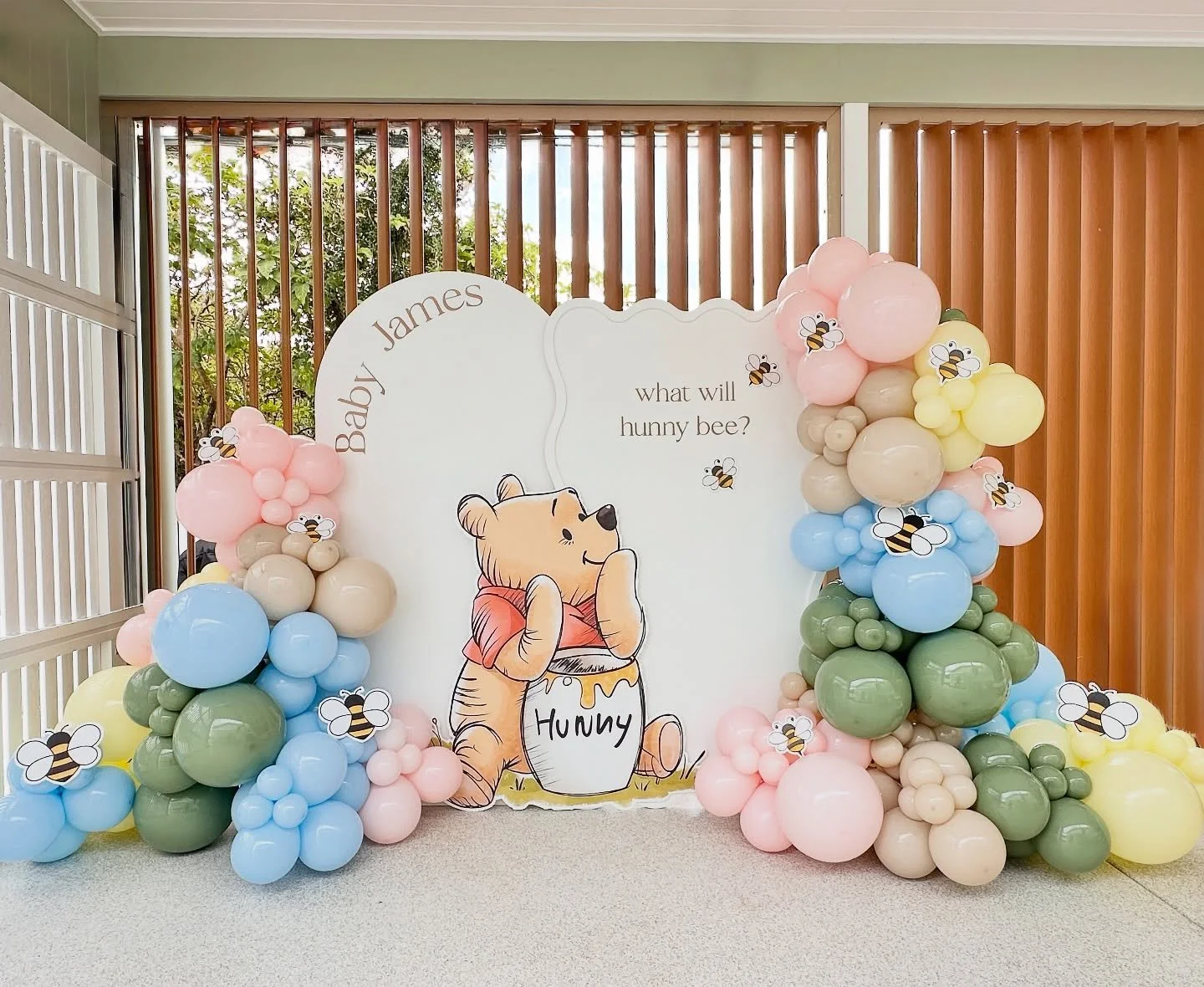 Winnie The Pooh Baby Shower 🍯🐝 

Bring the magic of the Hundred Acre Wood to your celebration and celebrate with the beloved Winnie the Pooh whom guests of all ages will recognize and love. Perfect for baby showers, birthday parties and themed gath