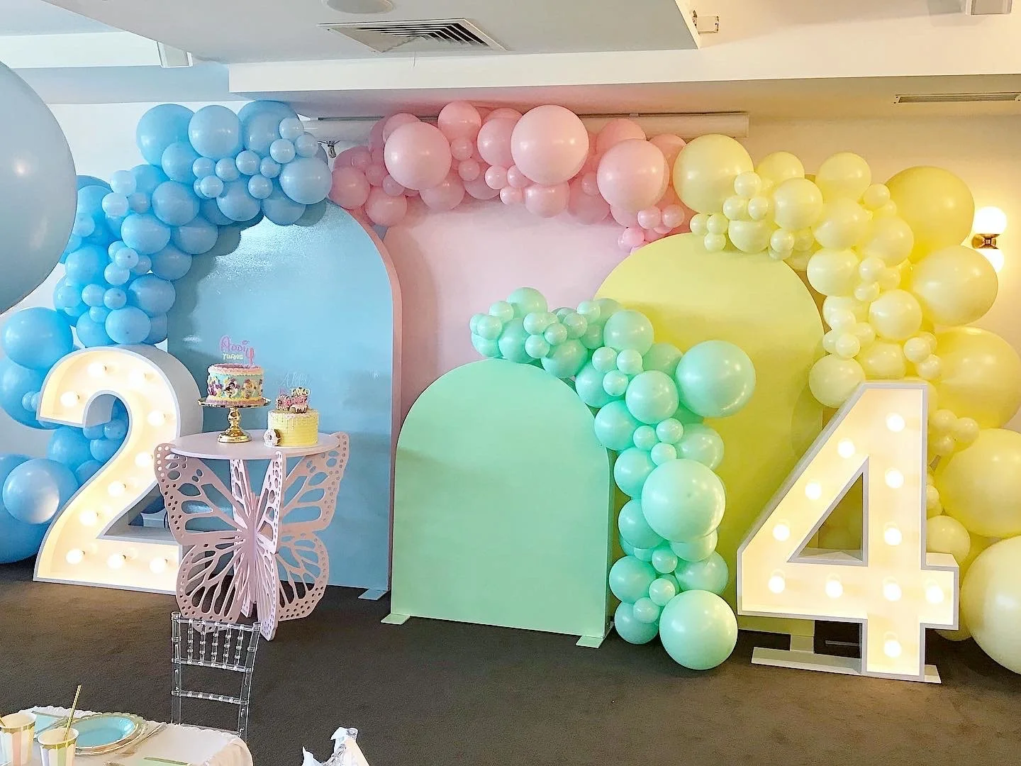 Addi and Alli's Princess Party.JPG