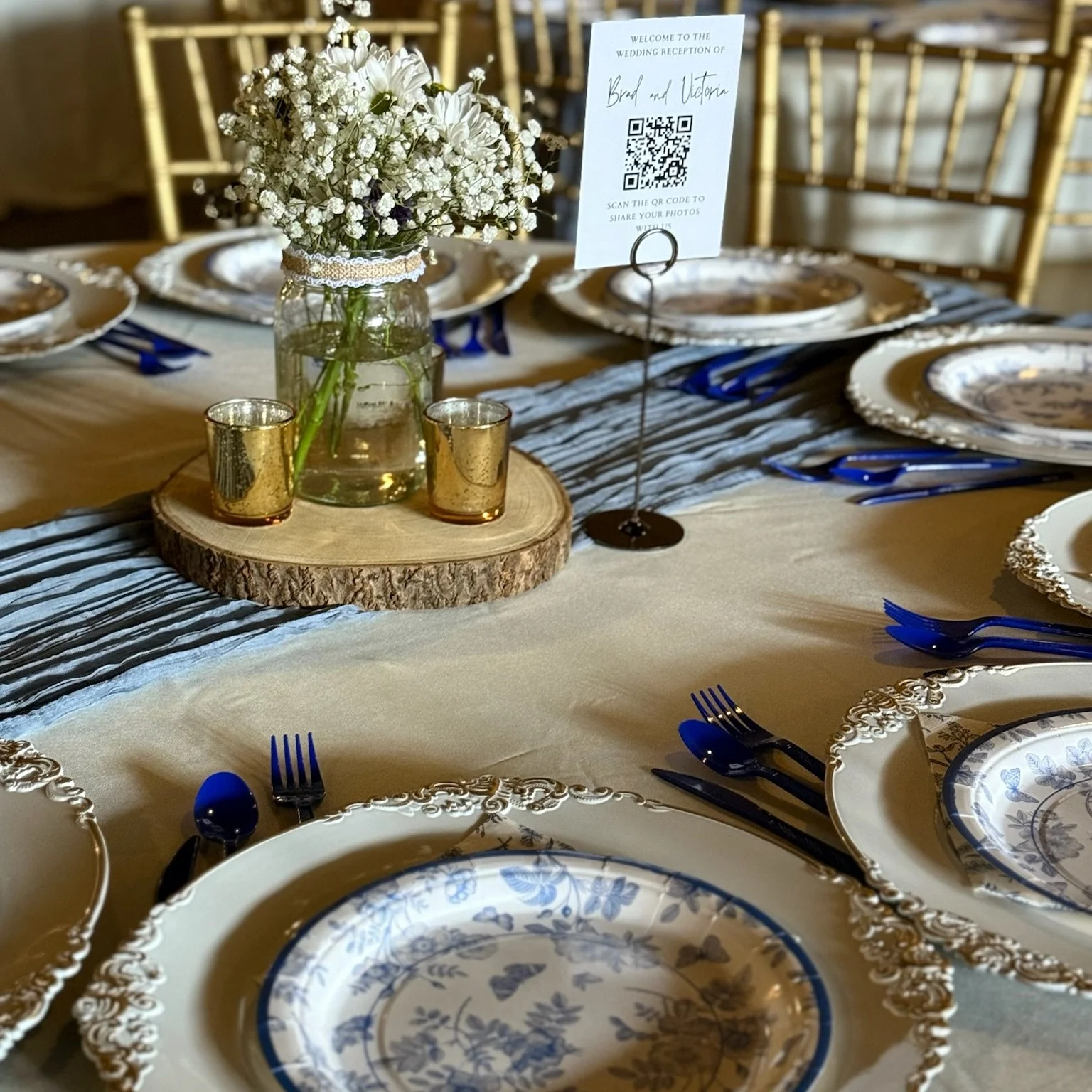 Victoria and Brad table setup.JPG