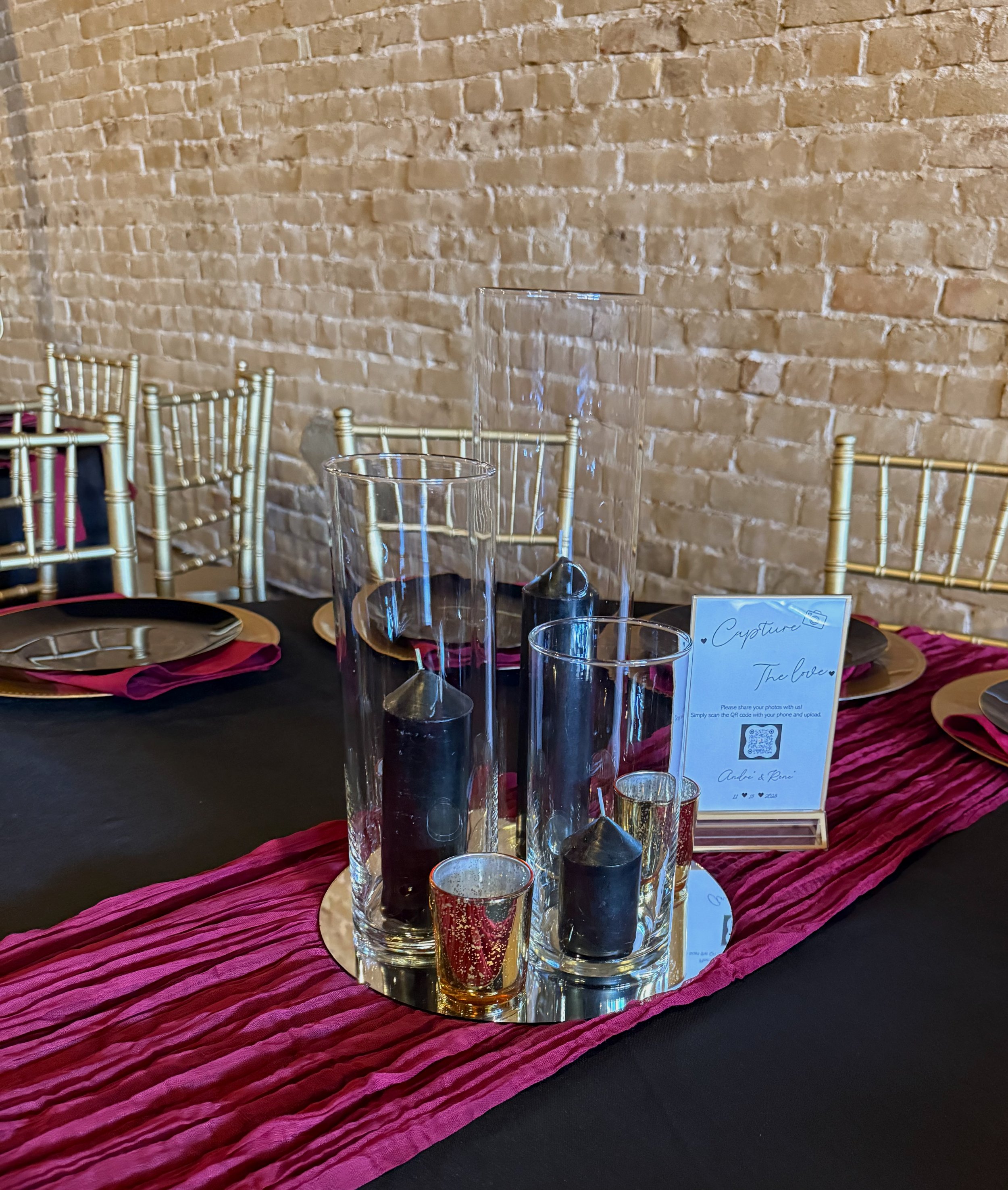 Rene black candle.jpeg