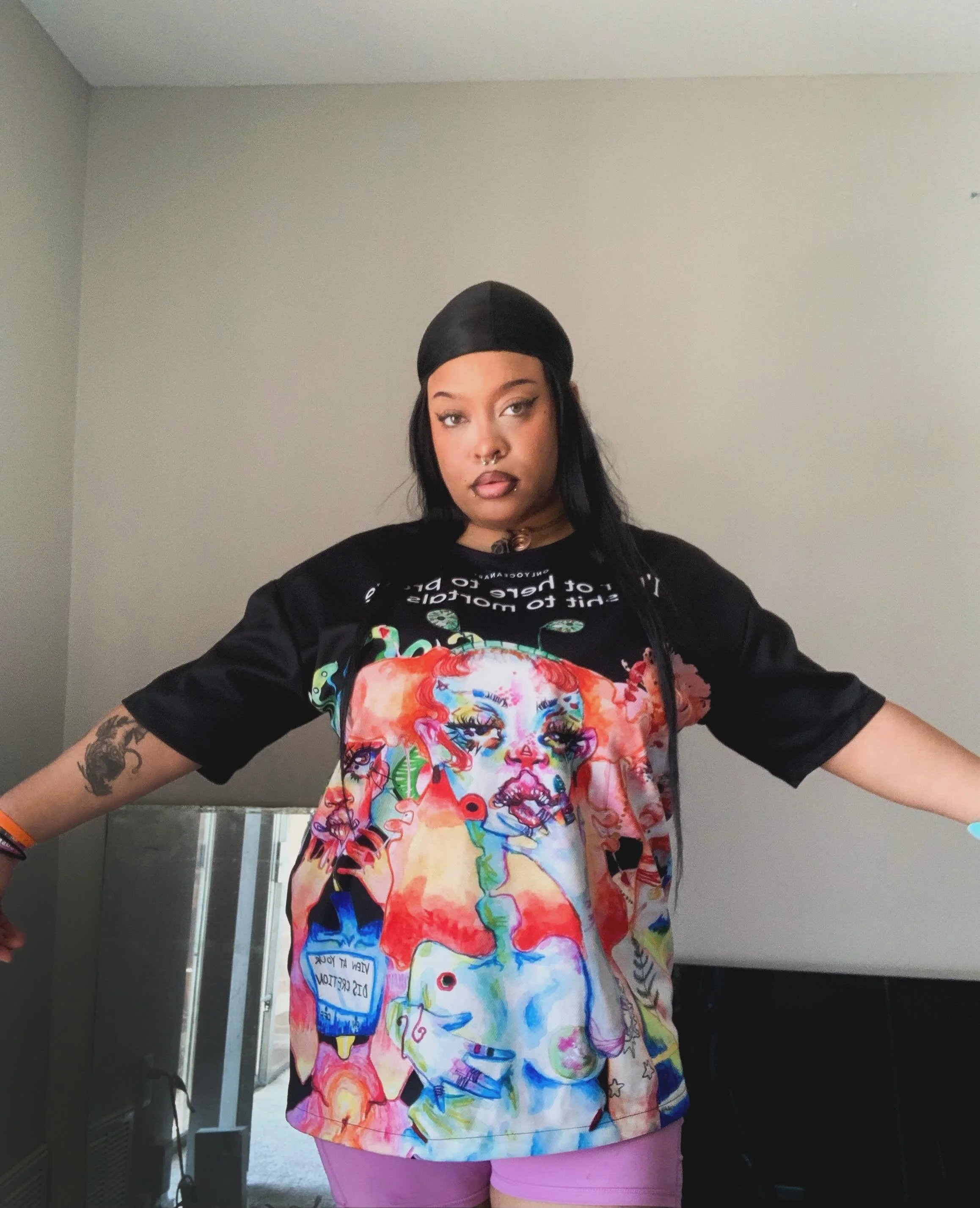 TOMORROW IS THE DAY

If your looking for something a lil more accessible with my art on it or just want to support . These shirts are dropping  JUNE 5th 12pm EST on the dot

It&rsquo;s a GeminiSZN so ofcourse I had to do a double feature with this dr
