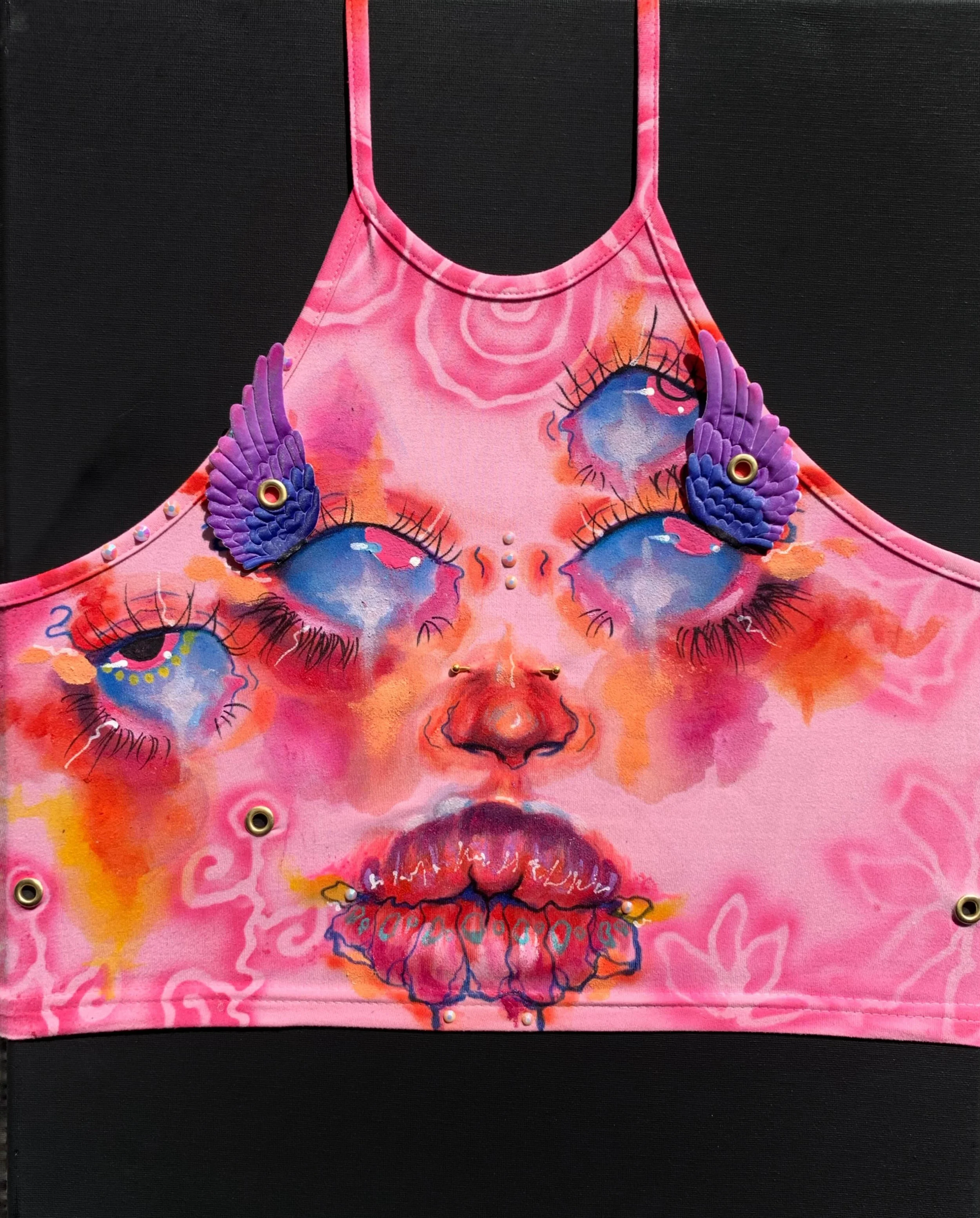 &ldquo;Baby Pixie Pow&rdquo;

Creating anything for me always feels like a gamble . And I genuinely started this one off feeling like what can I do . Because painting really feels like I&rsquo;m going through the motions of a fantasy book . I start t