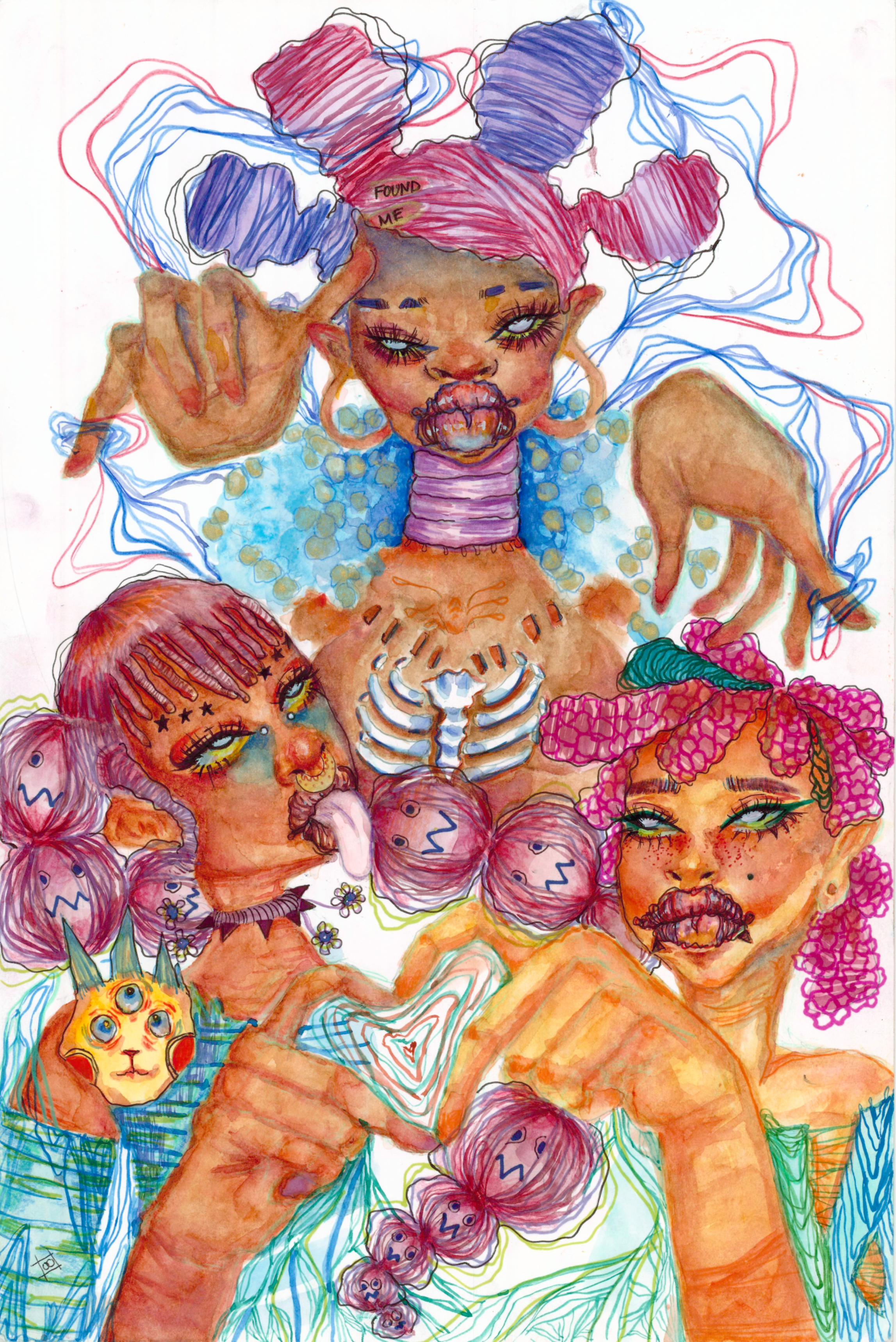 "Trine" Print