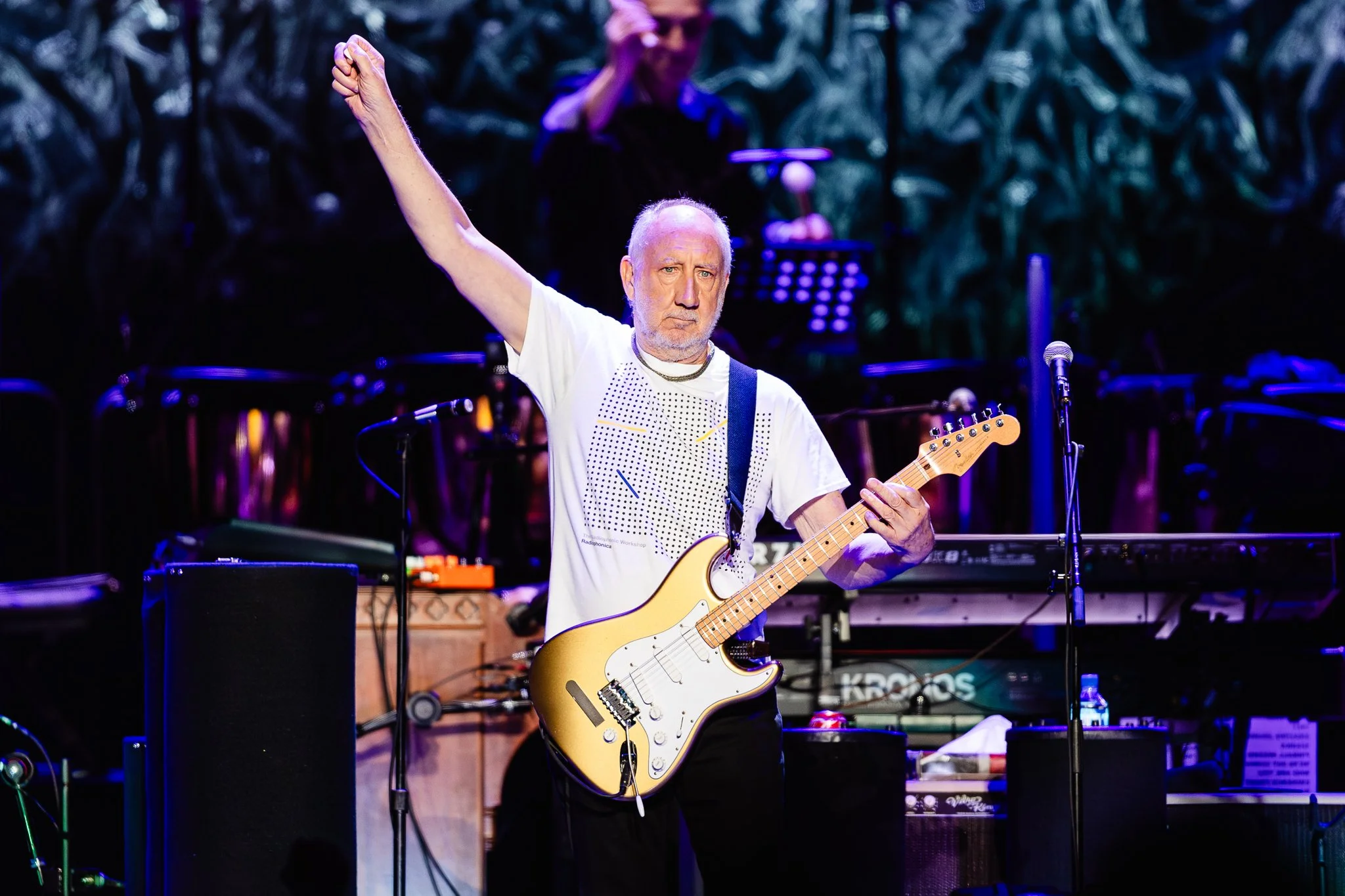 The Who perform at Madison Square Garden.