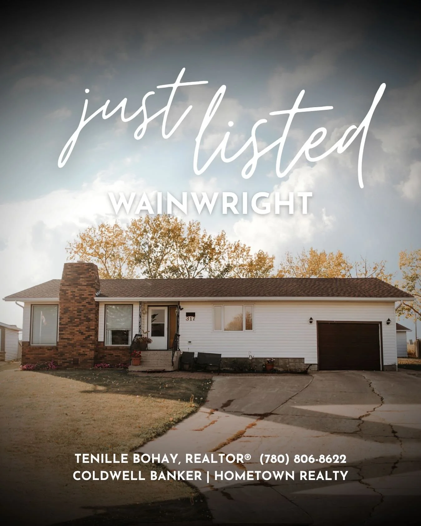 ✨New Listing✨

317-4th Avenue Crescent
Wainwright

&bull; Listed at $333,000.00
&bull; Built in 1974
&bull; 1392 sq.ft.
&bull; 3 Bedrooms
&bull; 2 Bathrooms
&bull; Large Solarium Addition
&bull; Many Updates
&bull; 2 Garages
&bull; and more!

Nestled