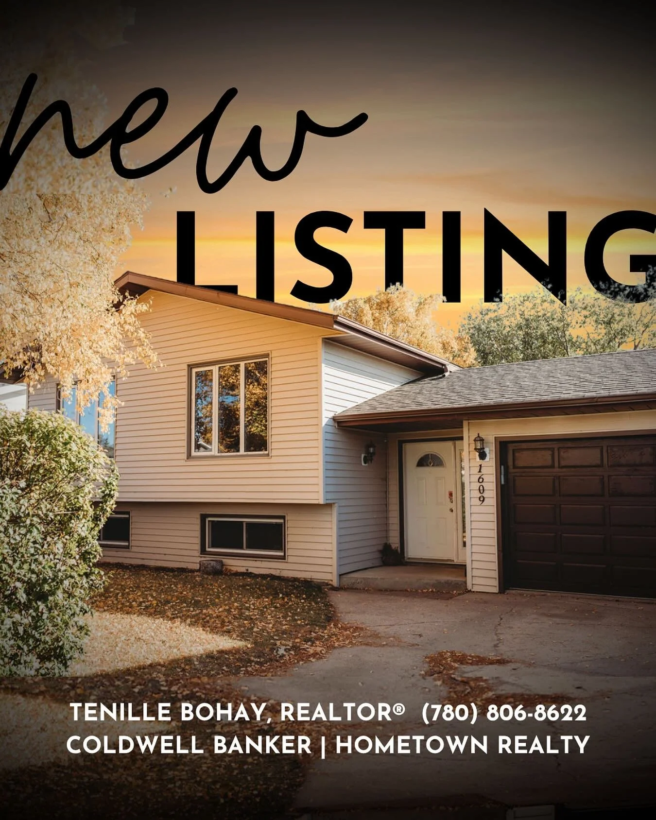 ✨New Listing✨

Popping in on a lovely fall Sunday🍂
to announce this hot new ticket:

Tucked away in a peaceful, tree-lined corner of Wainwright, this charming 1,237 sq. ft. bi-level home is the kind of place where happy memories are just waiting to 