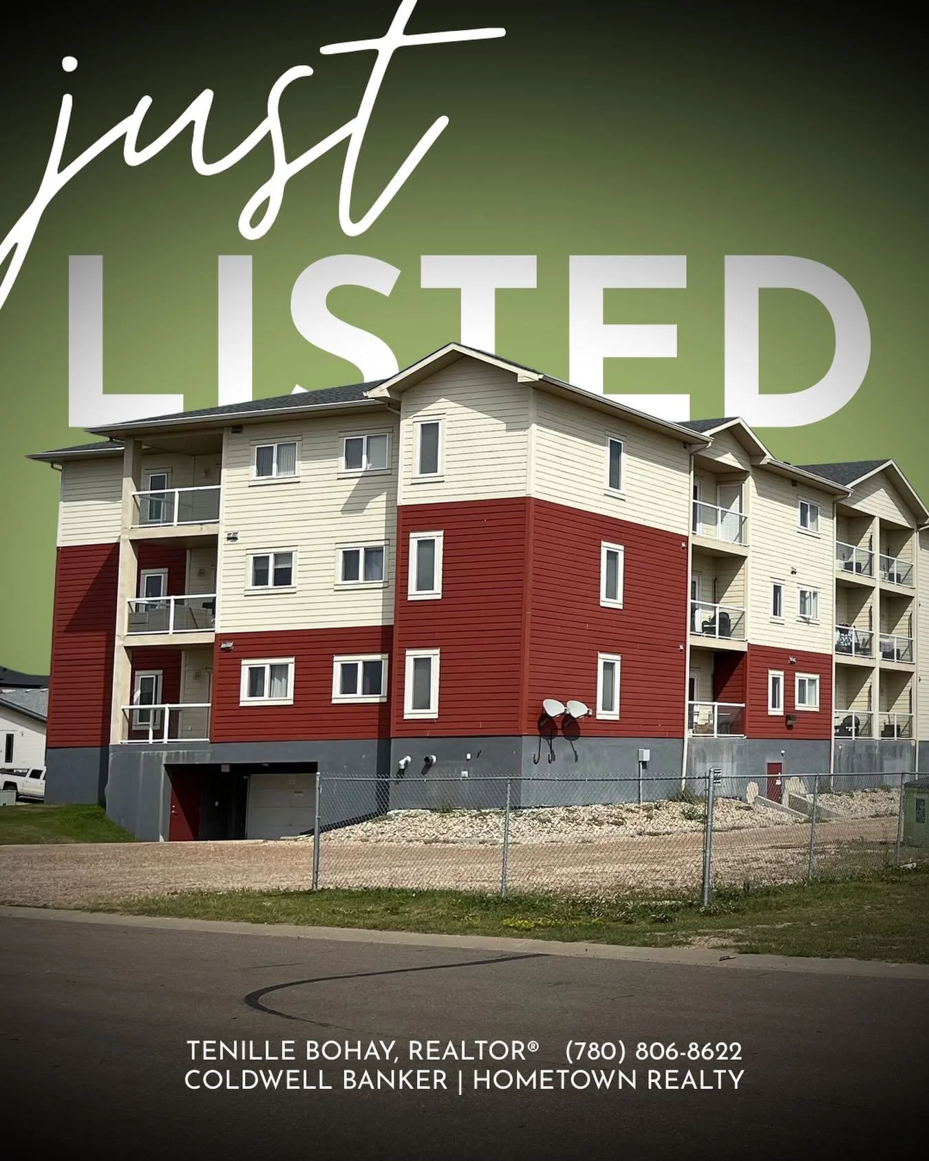 ✨Just Listed✨

# 401, 2609-11th Avenue, Wainwright
Morgan Place Apartments
$245,000

Featuring:

&bull; 1258 sq. ft. 
&bull; 3 Bedrooms
&bull; 2 Bathrooms
&bull; Air Conditioning
&bull; Open Layout
&bull; Private Laundry
&bull; Storage
&bull; Undergr
