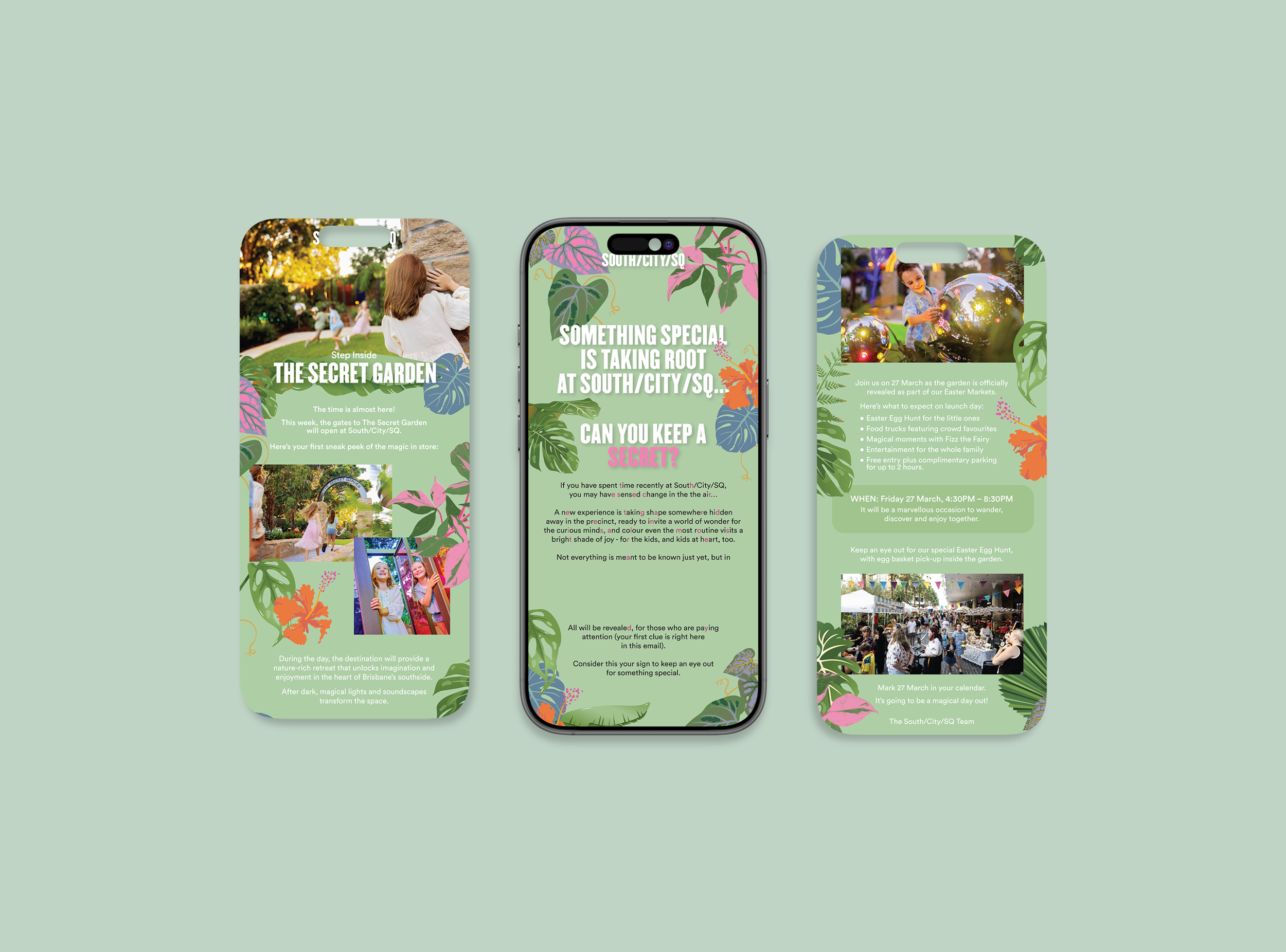 eDM design for The Secret Garden 