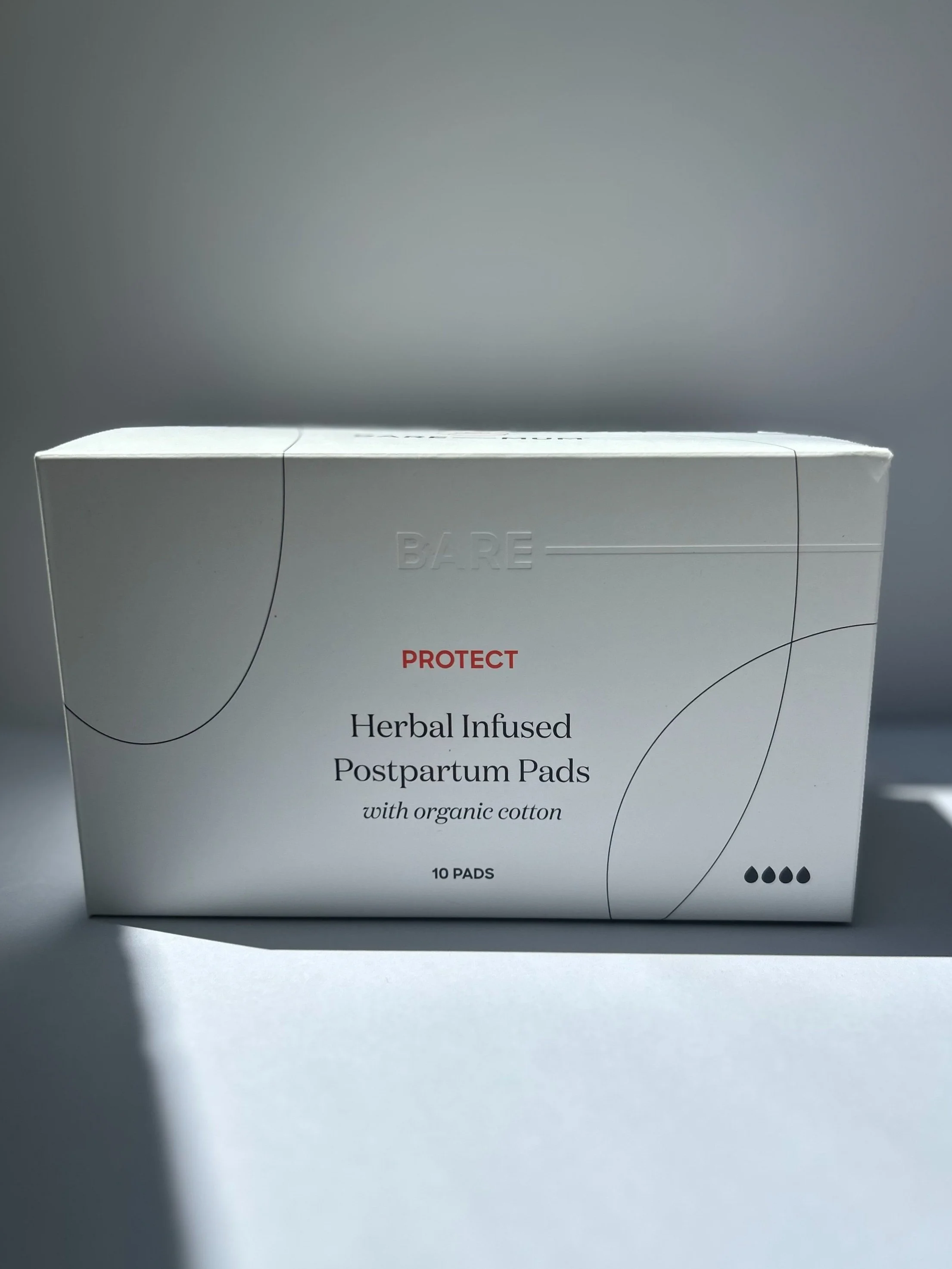 product shot bare overnight pads