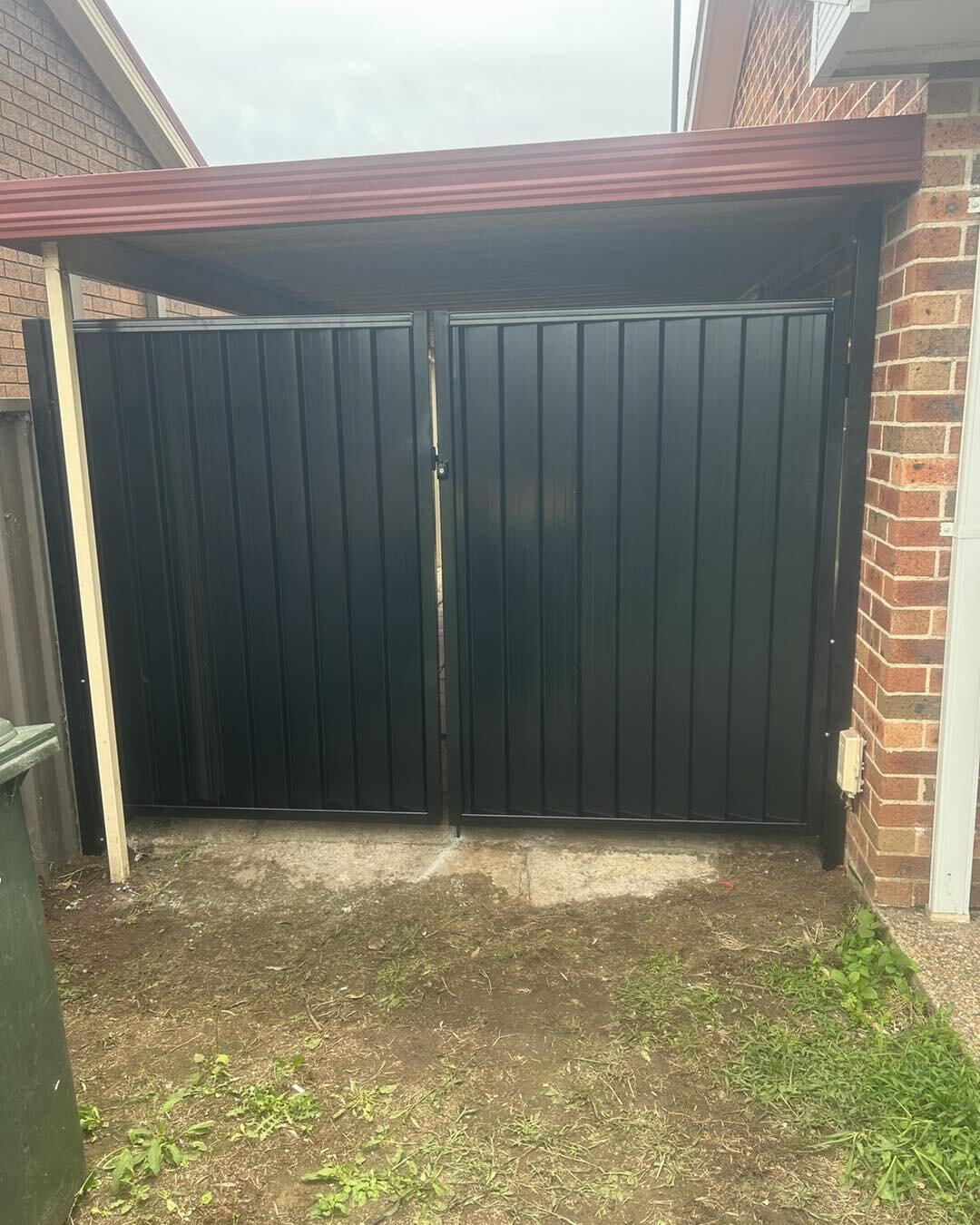 With a break in the weather we replaced some existing tired gates with new double gates for carport access with none other than a D &amp; D Technologies double lockable gate latch allowing key able access from either side. We only use D &amp; D Techn
