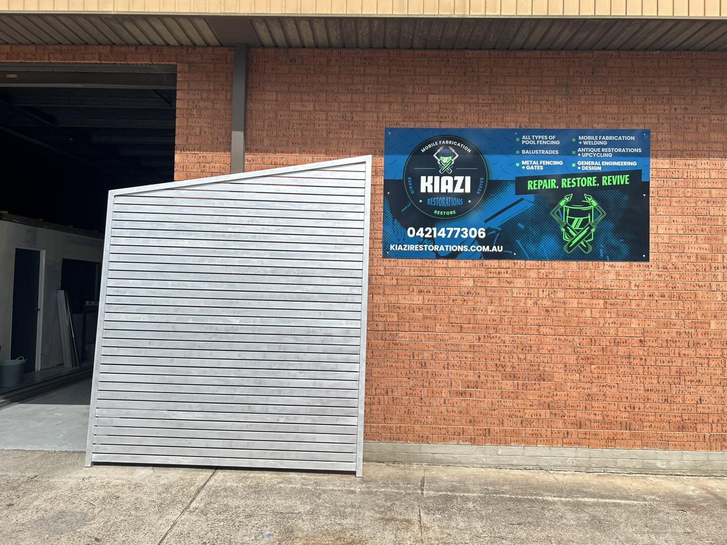 Did you know we build custom privacy screens to suit your needs. We can&rsquo;t wait to see this one powder coated and installed along with a number of custom balustrades that we have fabricated in house.
#customfabrication #welder #fabricator #balus