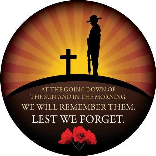 They shall grow not old, as we that are left grow old: 
Age shall not weary them, nor the years condemn. 
At the going down of the sun and in the morning 
We will remember them.
