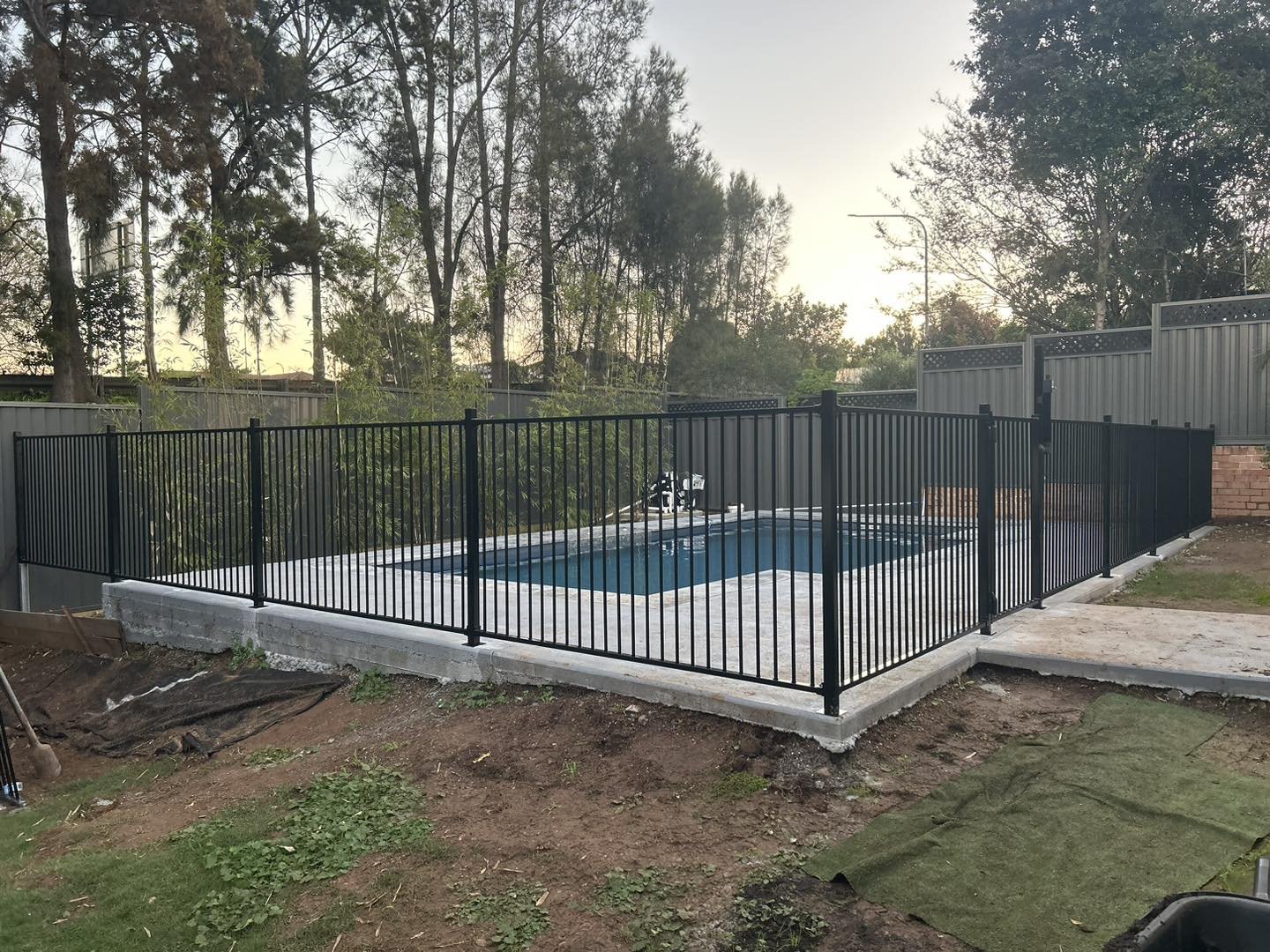 Recently installed this satin black pool fence for some lovely existing clients to compliment the new pool.  #poolfencing #poolfencingcompliance #ddtechnologies #polaris #gardenfencing #smallbusinessbigdreams #supportingsmallbusiness #fabricator #wel