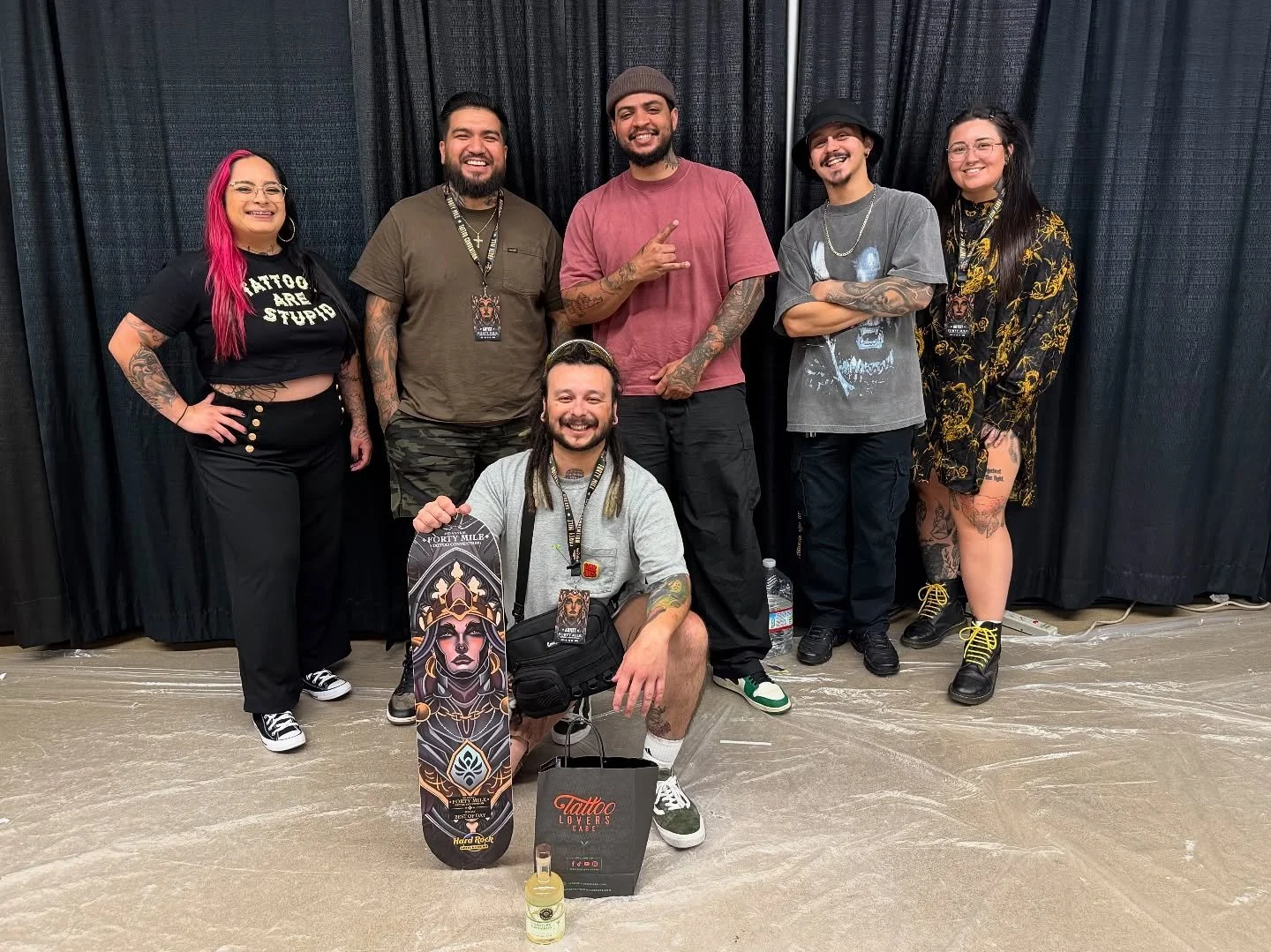 Realm got the secret krabby patty formula 😎 

Seriously tho, we have a solid team of artist  whom are all from other dimensions! A variety of styles and flavors whipped up to create a chemistry like no other. We all rocked at @fortymiletattooconvent