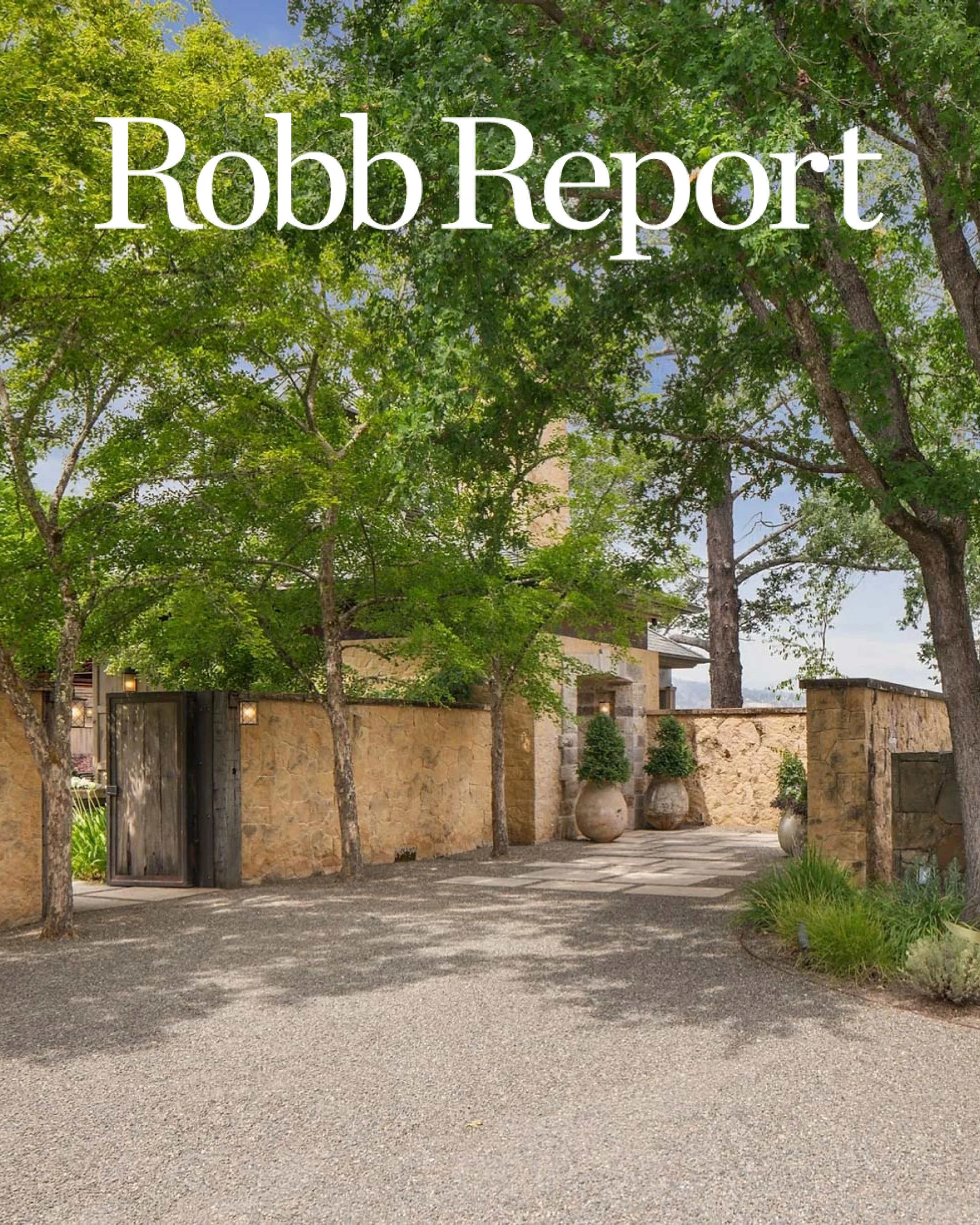 Robb Report article on Nobili Marques Arquitectura's remodel of Ryan Seacrest 's home in Napa Valley.