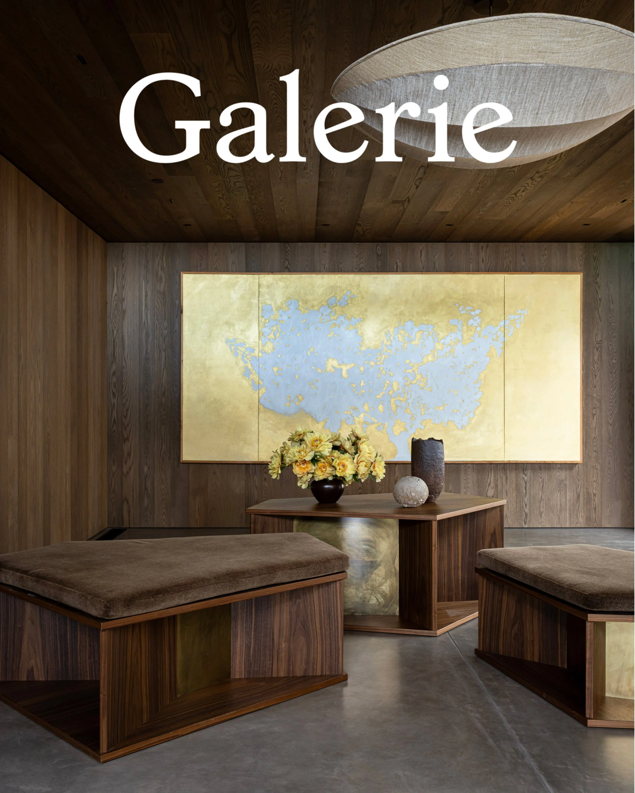 Continuum Estate Hospitality buidling, in Napa's Wine Country, featured in Galerie Magazine.