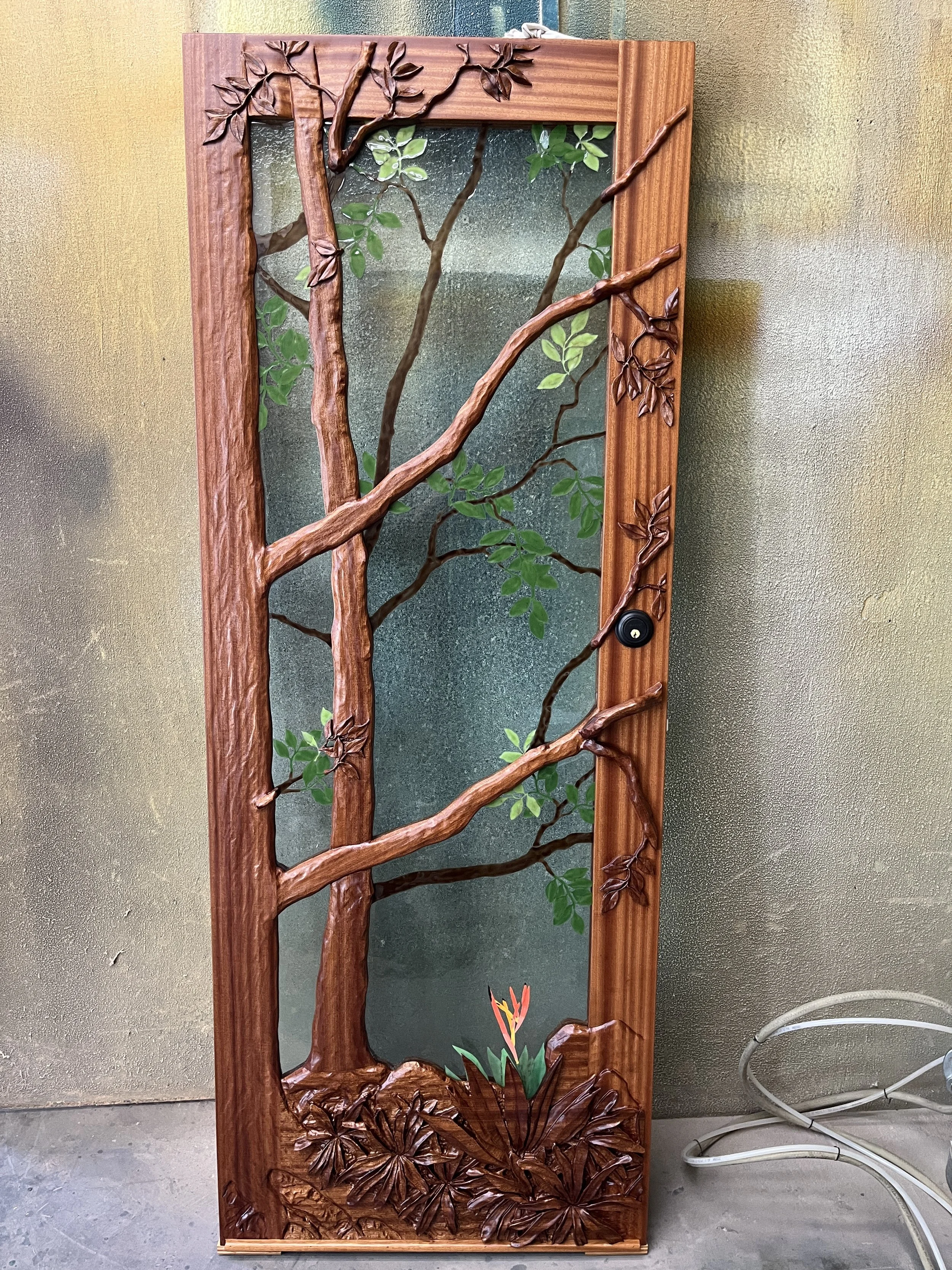 A Door for an Island Tree House