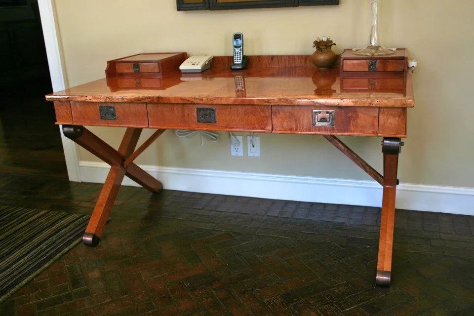 Campaign style desk deals
