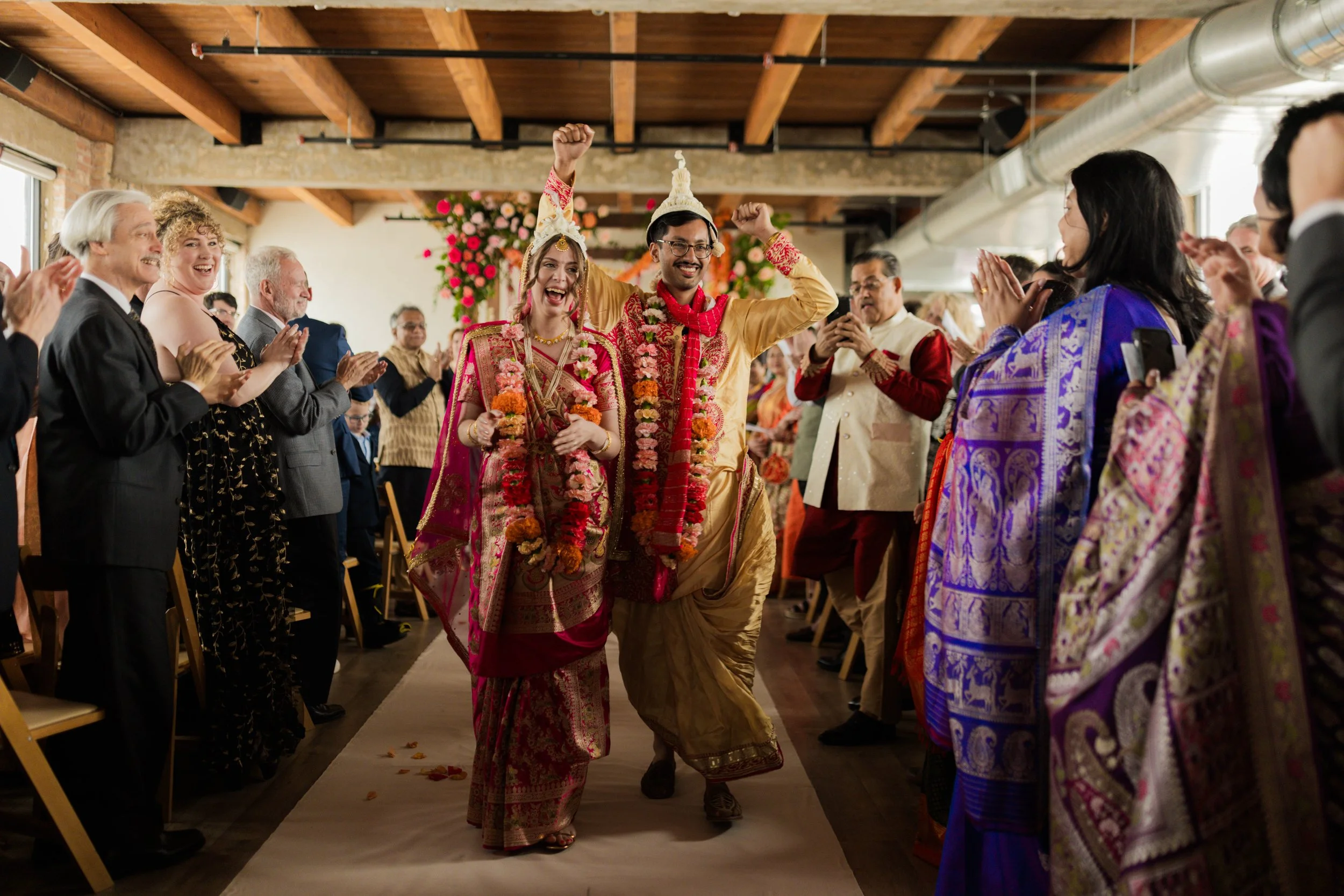 Muriel &amp; Soubhik: a Burst of Color and Culture at The Walden