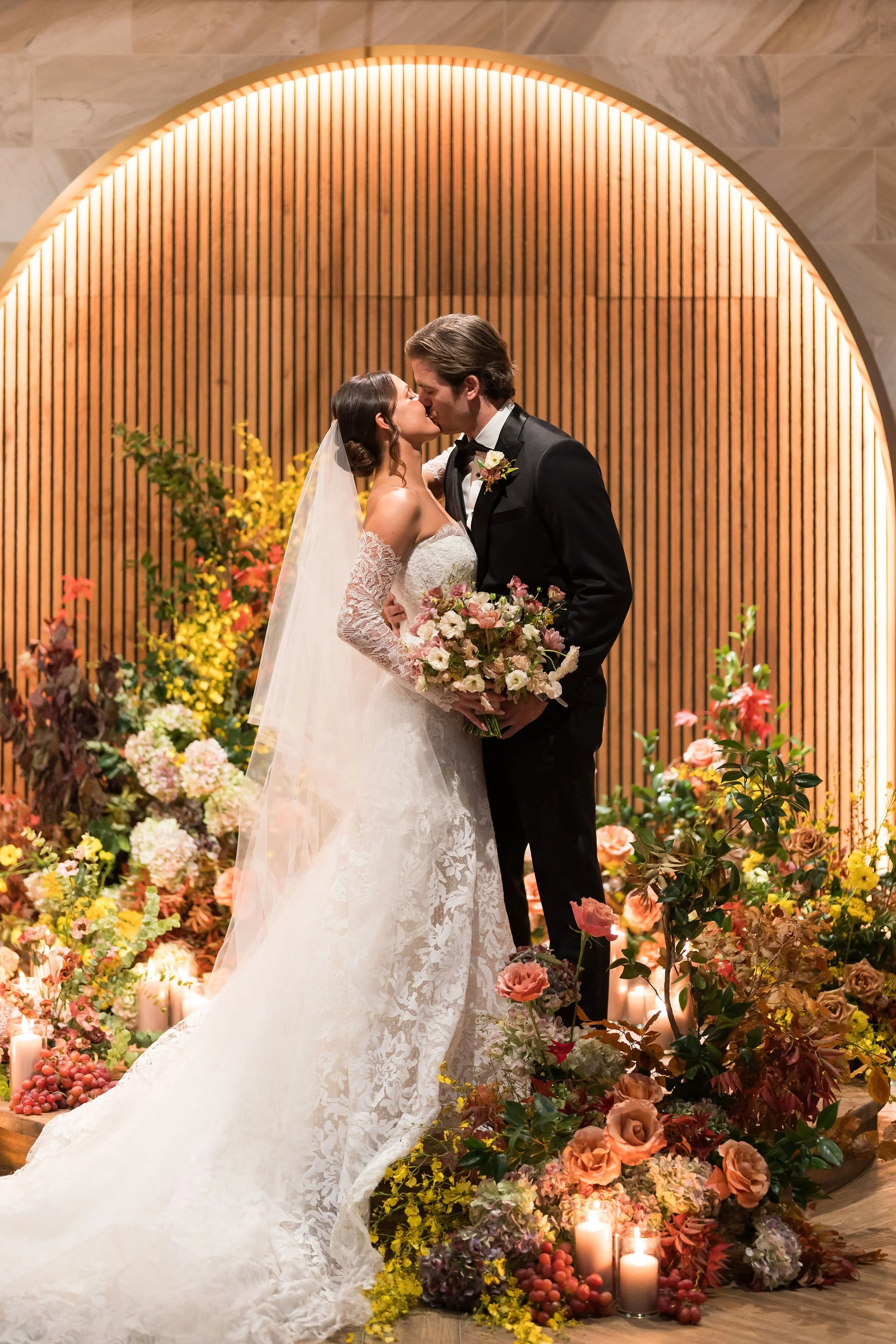 Alex and Doug: the Lushest Fall Wedding at Chicago Winery