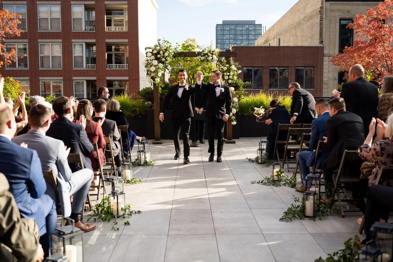 Warren and Lucas: Classic Elegance with a Touch of Fall at Loft Lucia