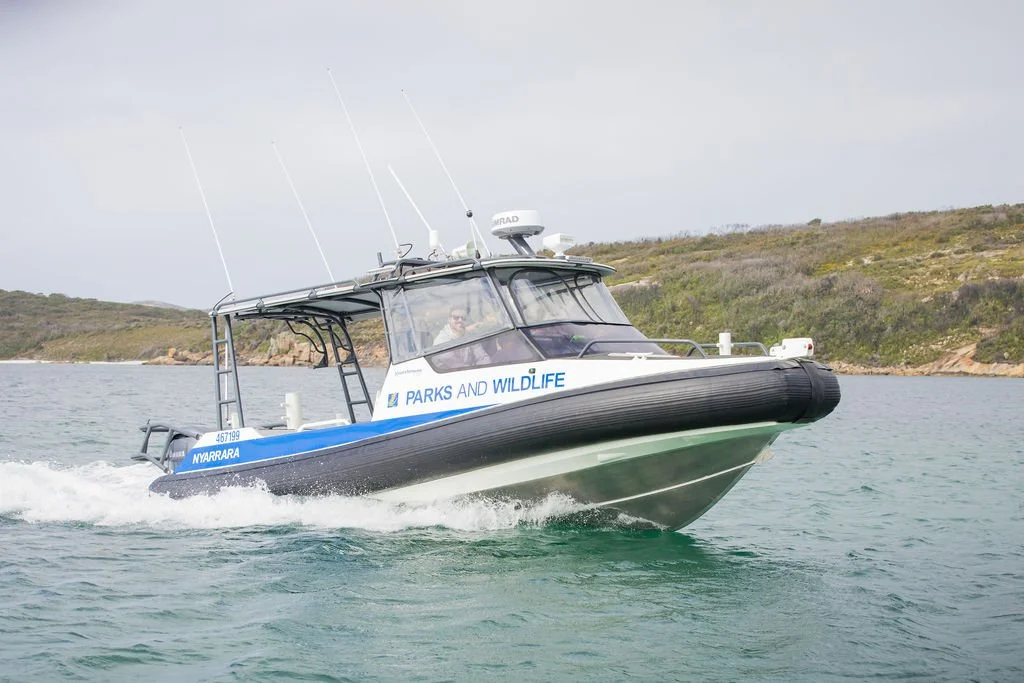 Nyarrara 7.5m RHIB Parks & Wildlife Exmouth