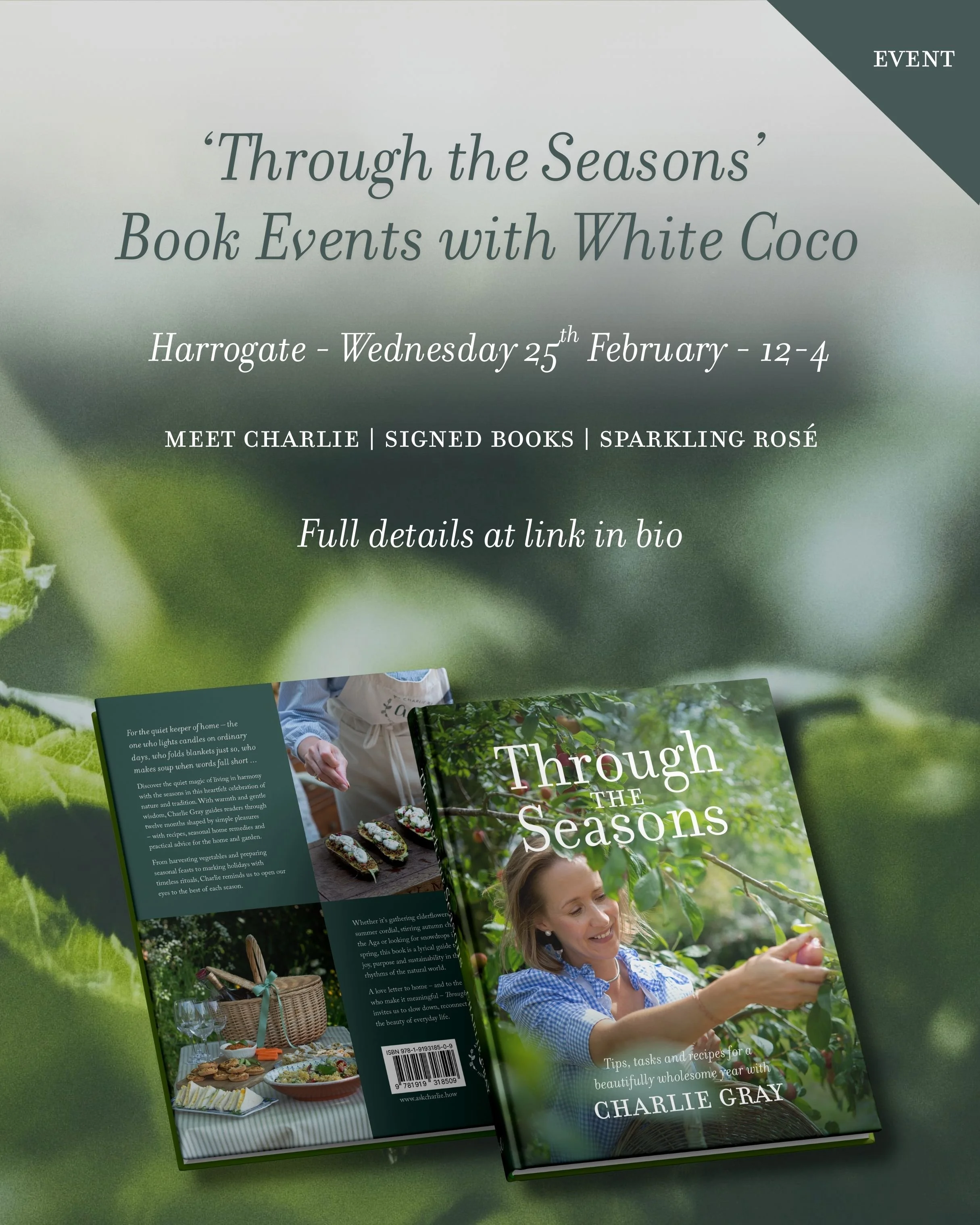 Through the Seasons Book Event - White Coco Harrogate