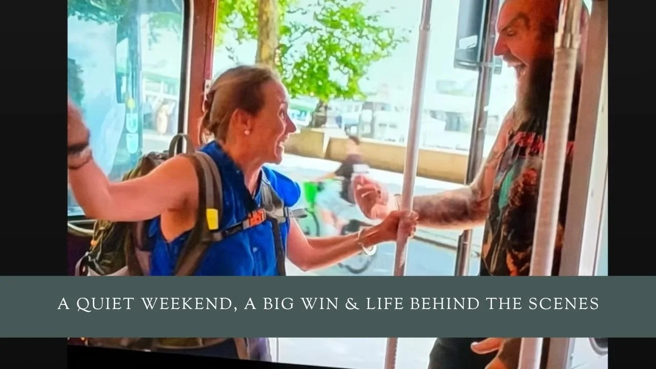 A Quiet Weekend, A Big Win &amp; Life Behind the Scenes